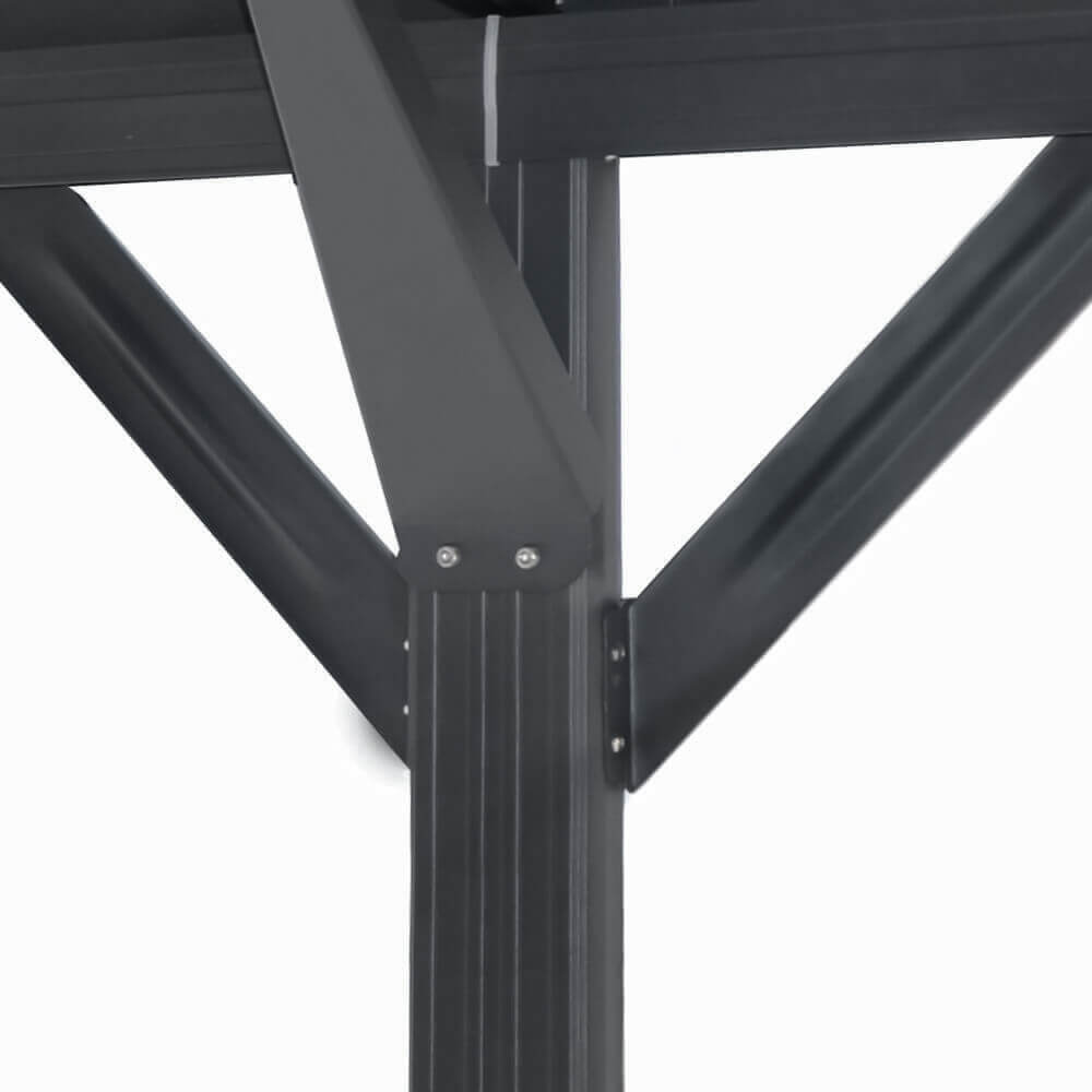 Design Carport FALO - 505 x 300 cm Anthrazit