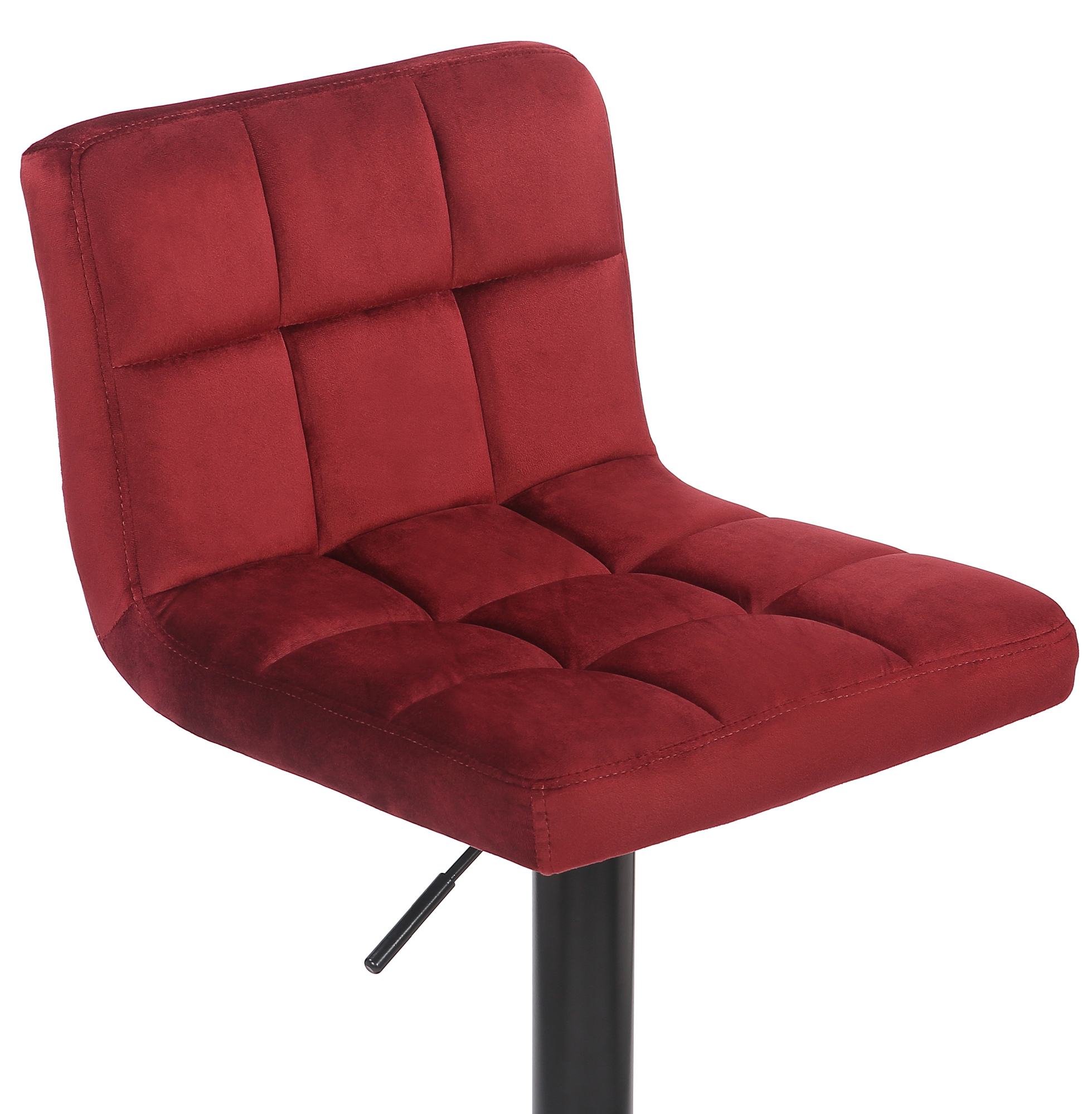 Barhocker Feni Samt, rot