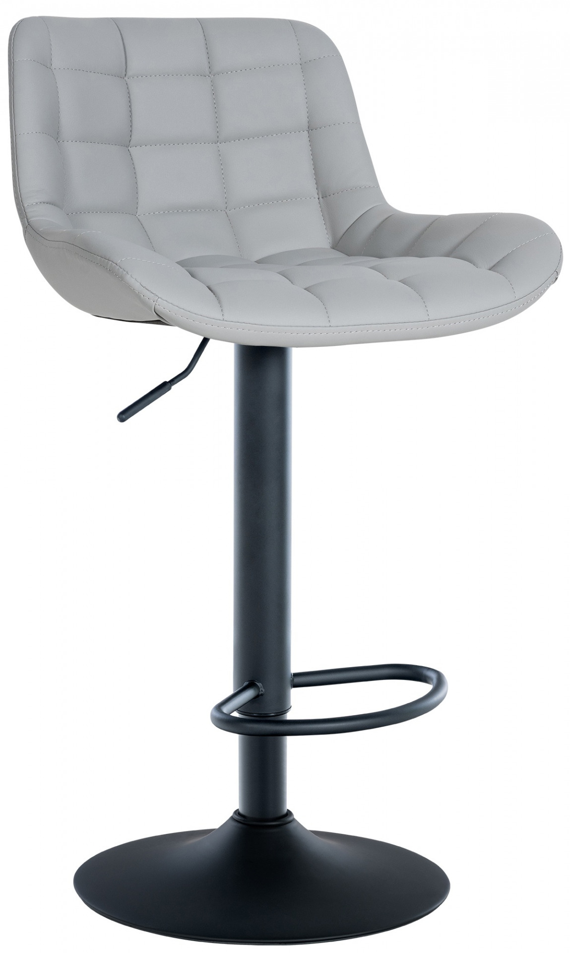 Barhocker Tover Kunstleder, grau