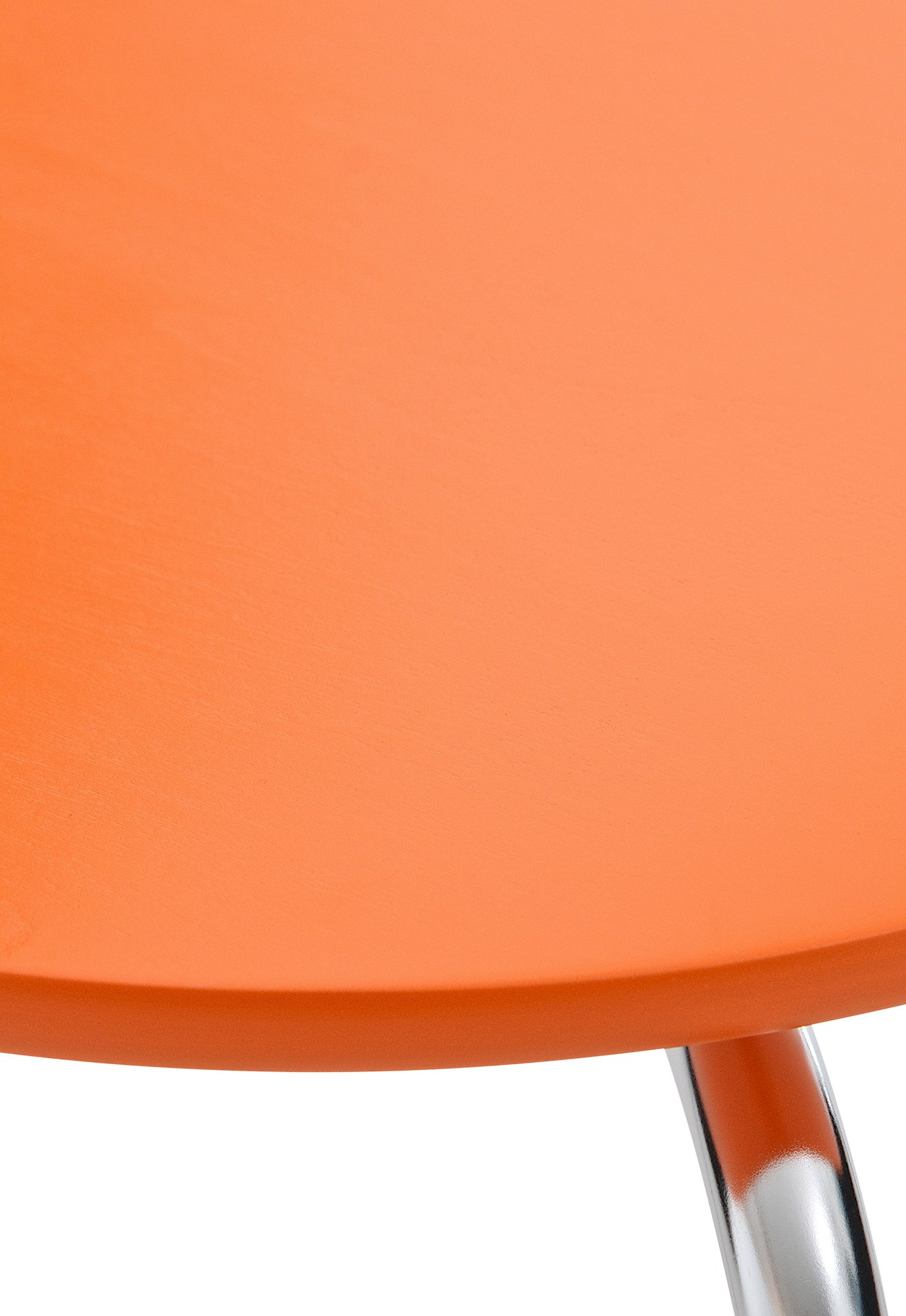4er Set Besucherstuhl Diego, orange