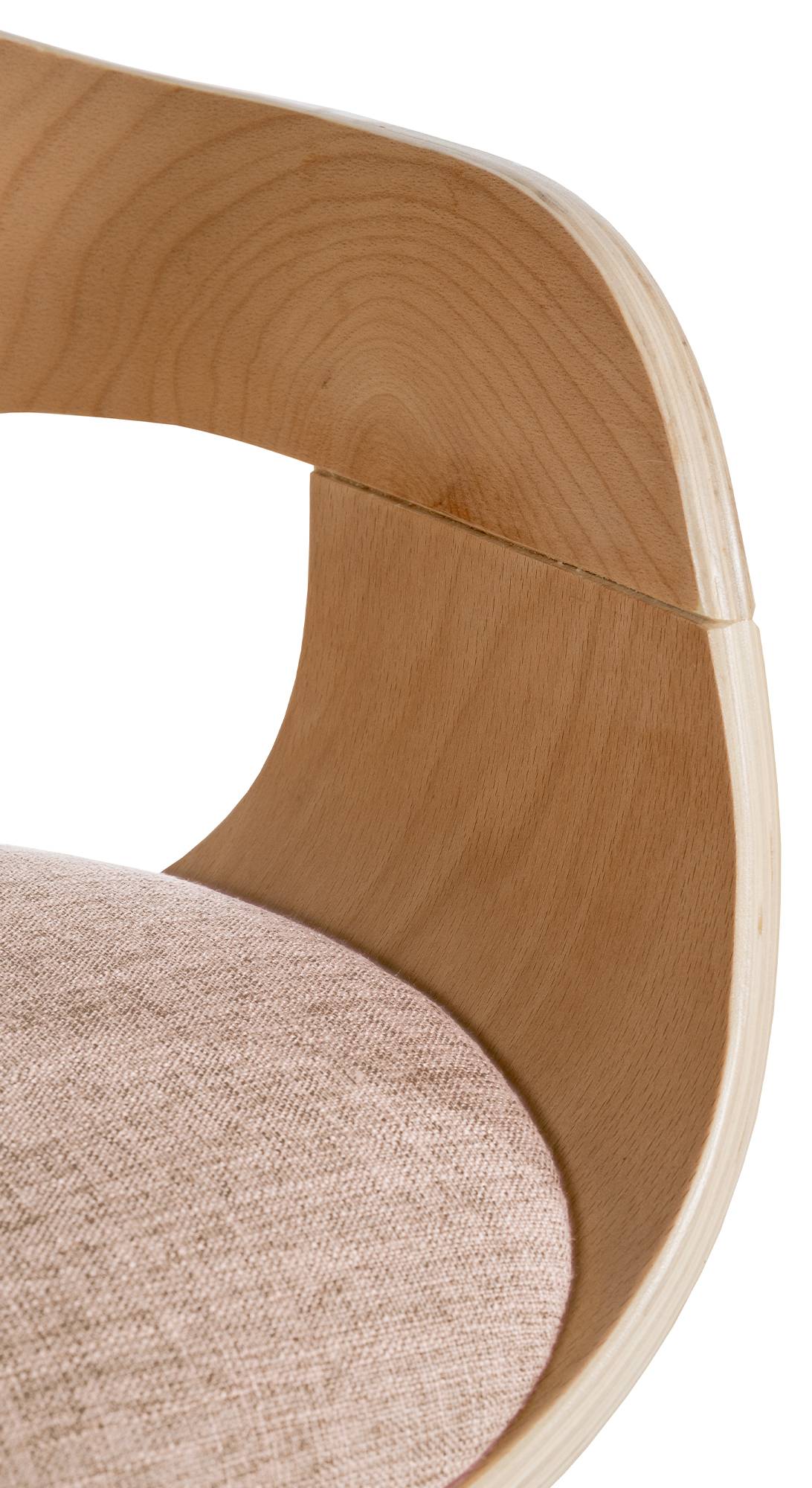 2er Set Stühle Kingston Stoff, natura/creme