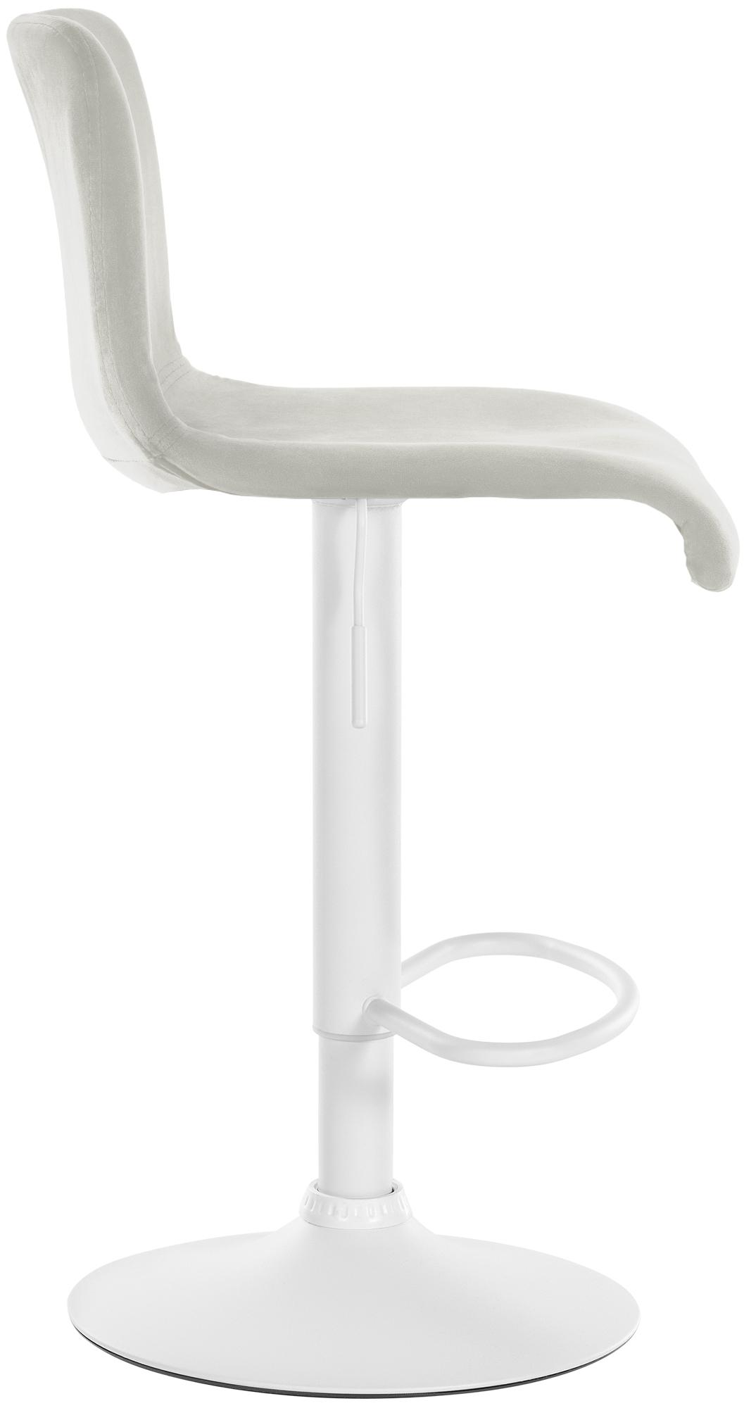 Barhocker Hoover Samt W, creme