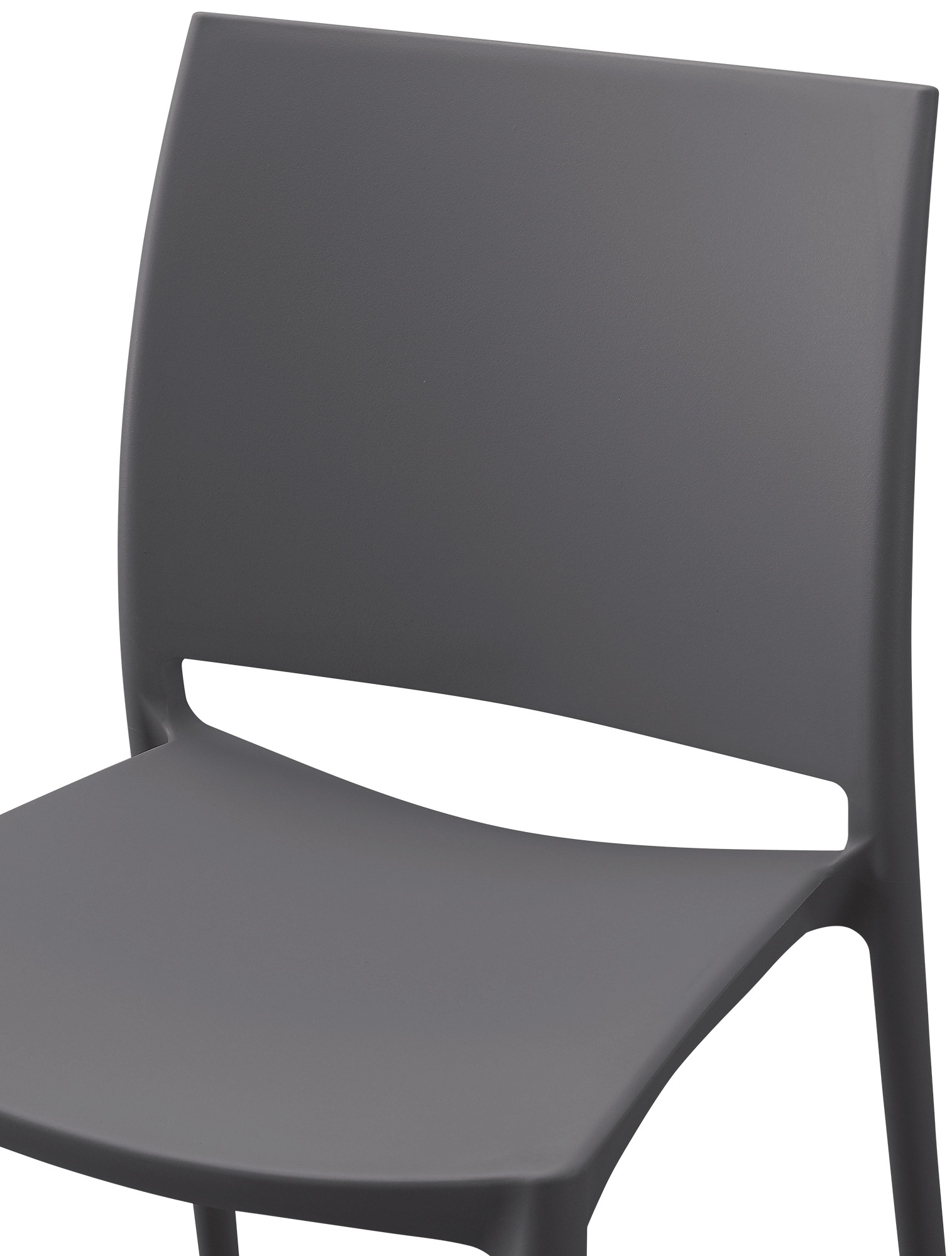 2er Set Stuhl Meton, dunkelgrau