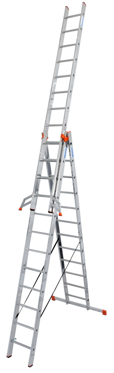 MONTO Sprossen-Vielzweckleiter Tribilo 3x12 Sprossen