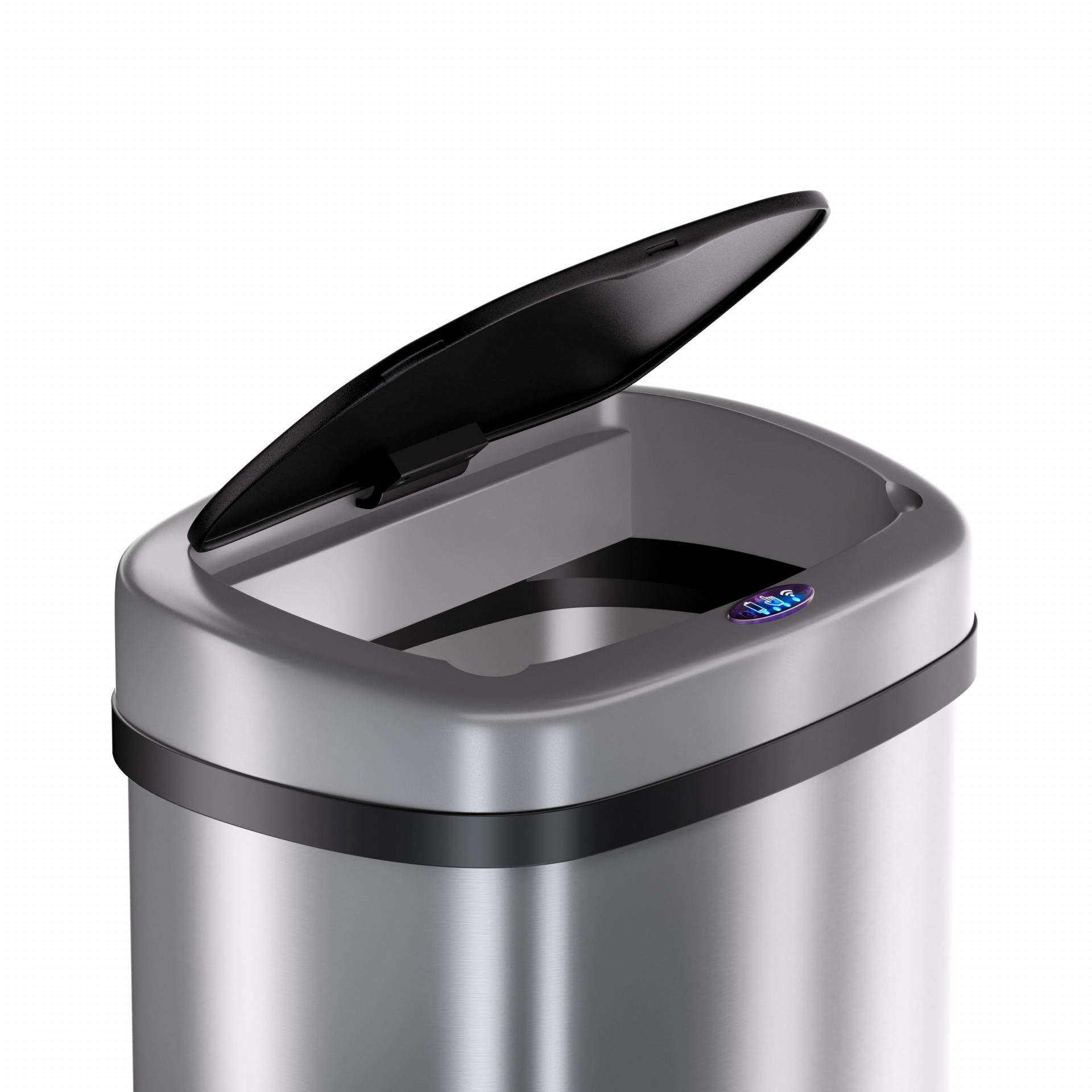 Sensor Mülleimer Edelstahl 58L