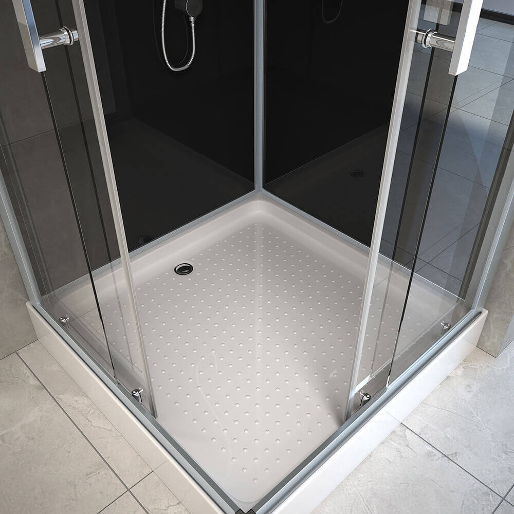 Duschkabine mit LED-Beleuchtung WAVE M - 90 x 90 cm