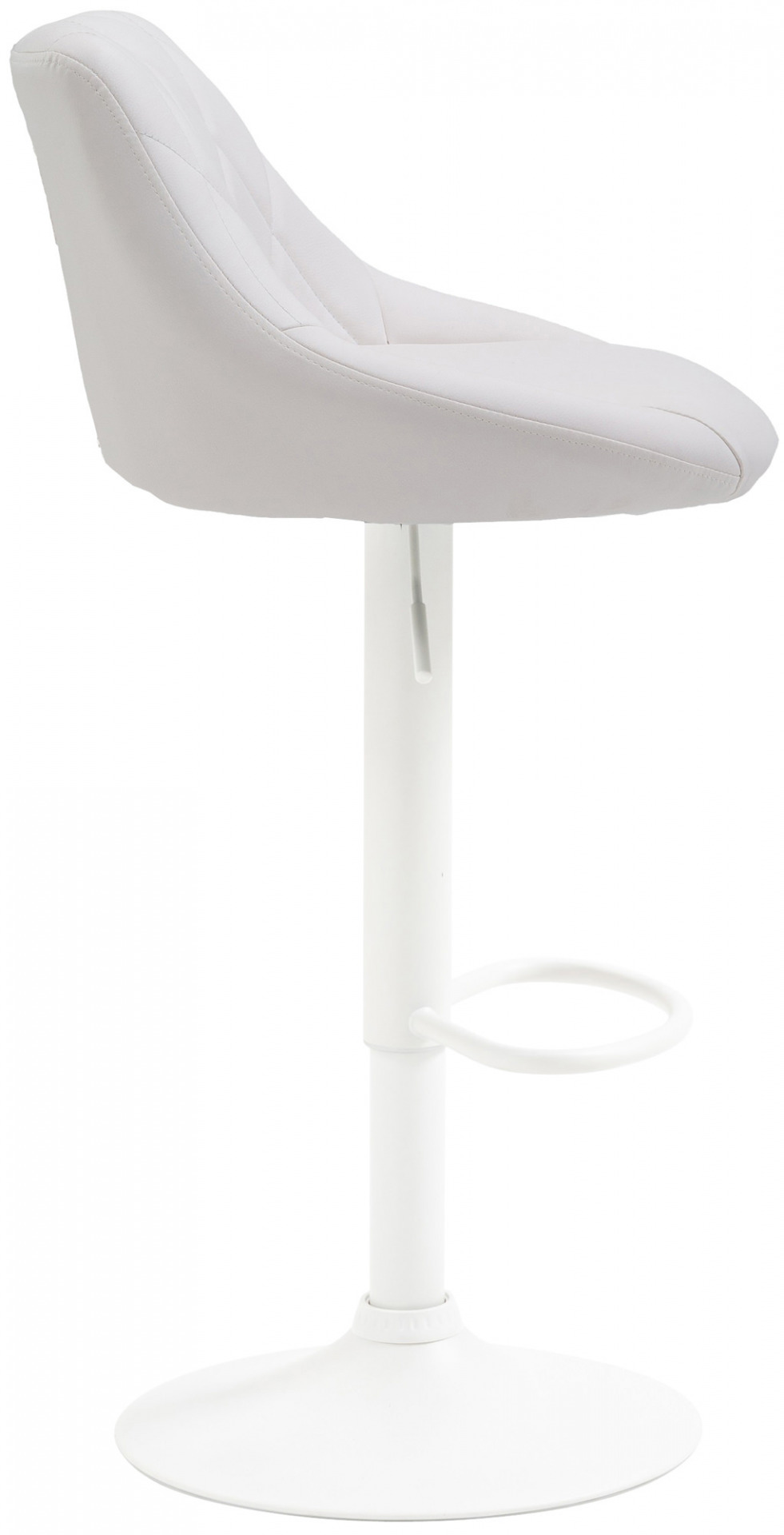 Barhocker Lazio Kunstleder weiß, weiß