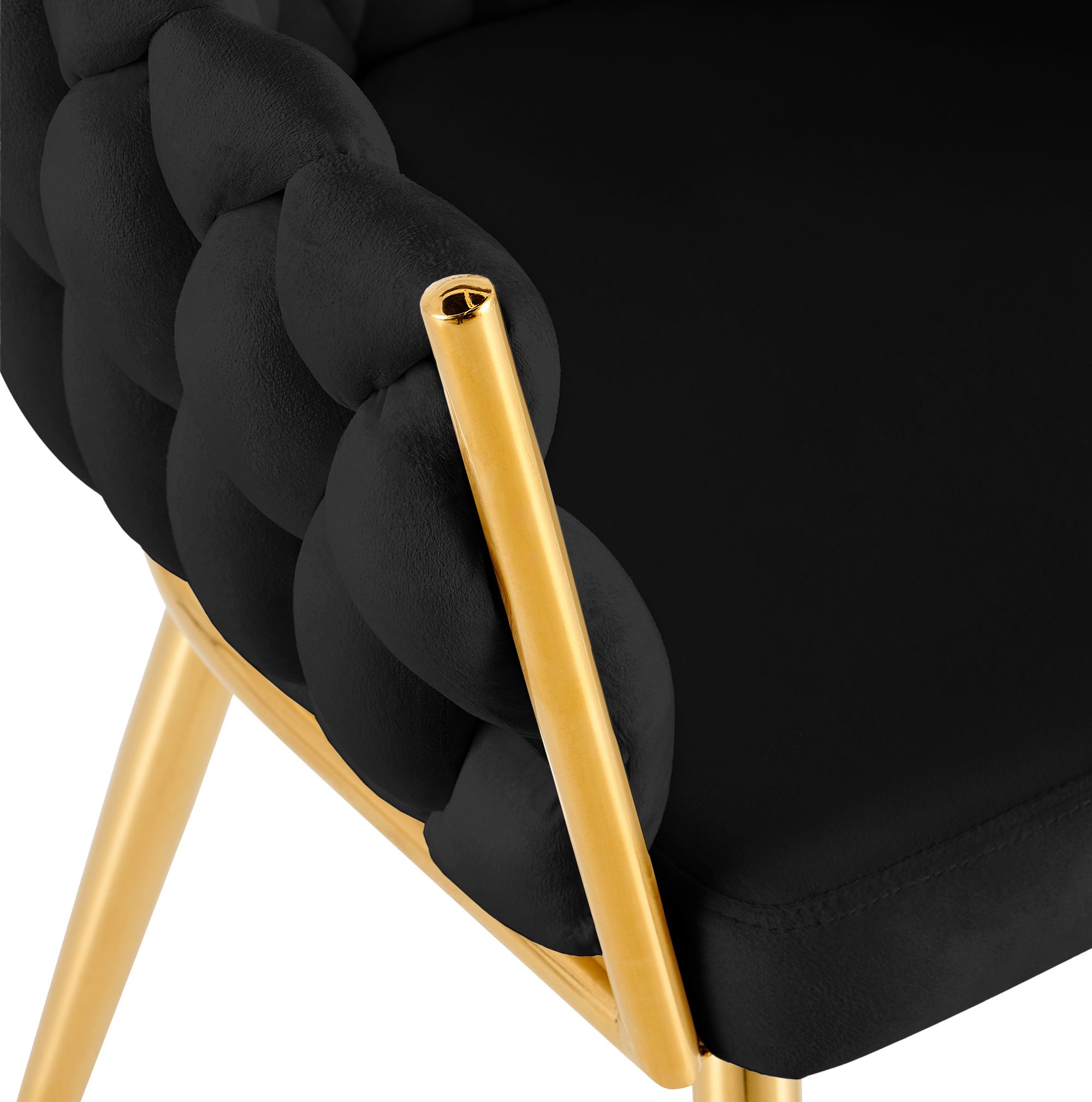 Esszimmerstuhl Molise gold, schwarz