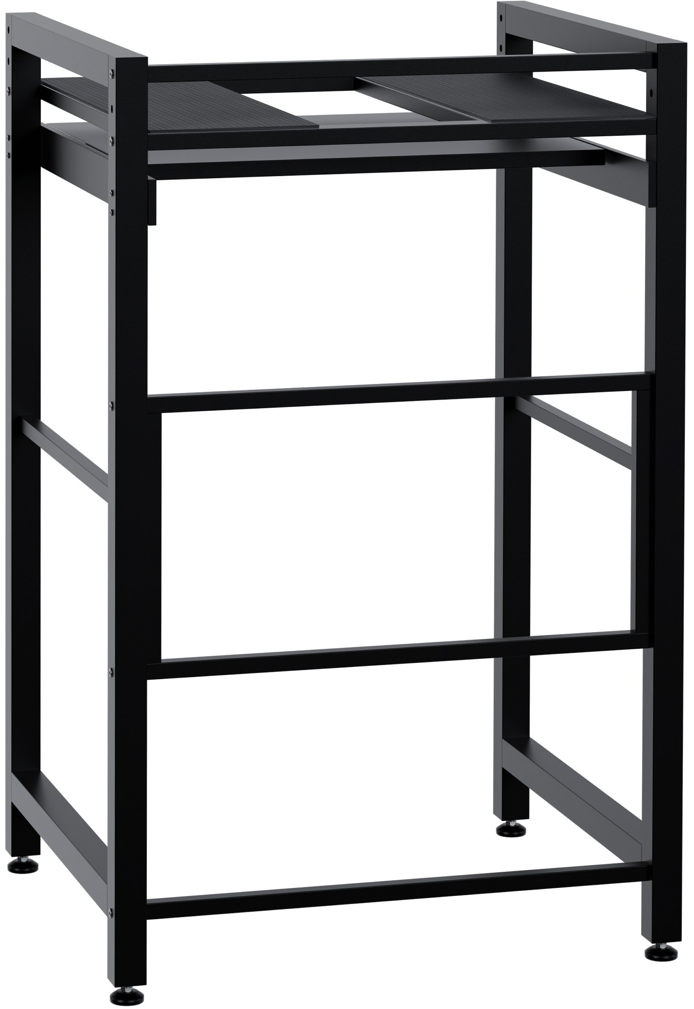 Waschmaschinenregal Alara, schwarz