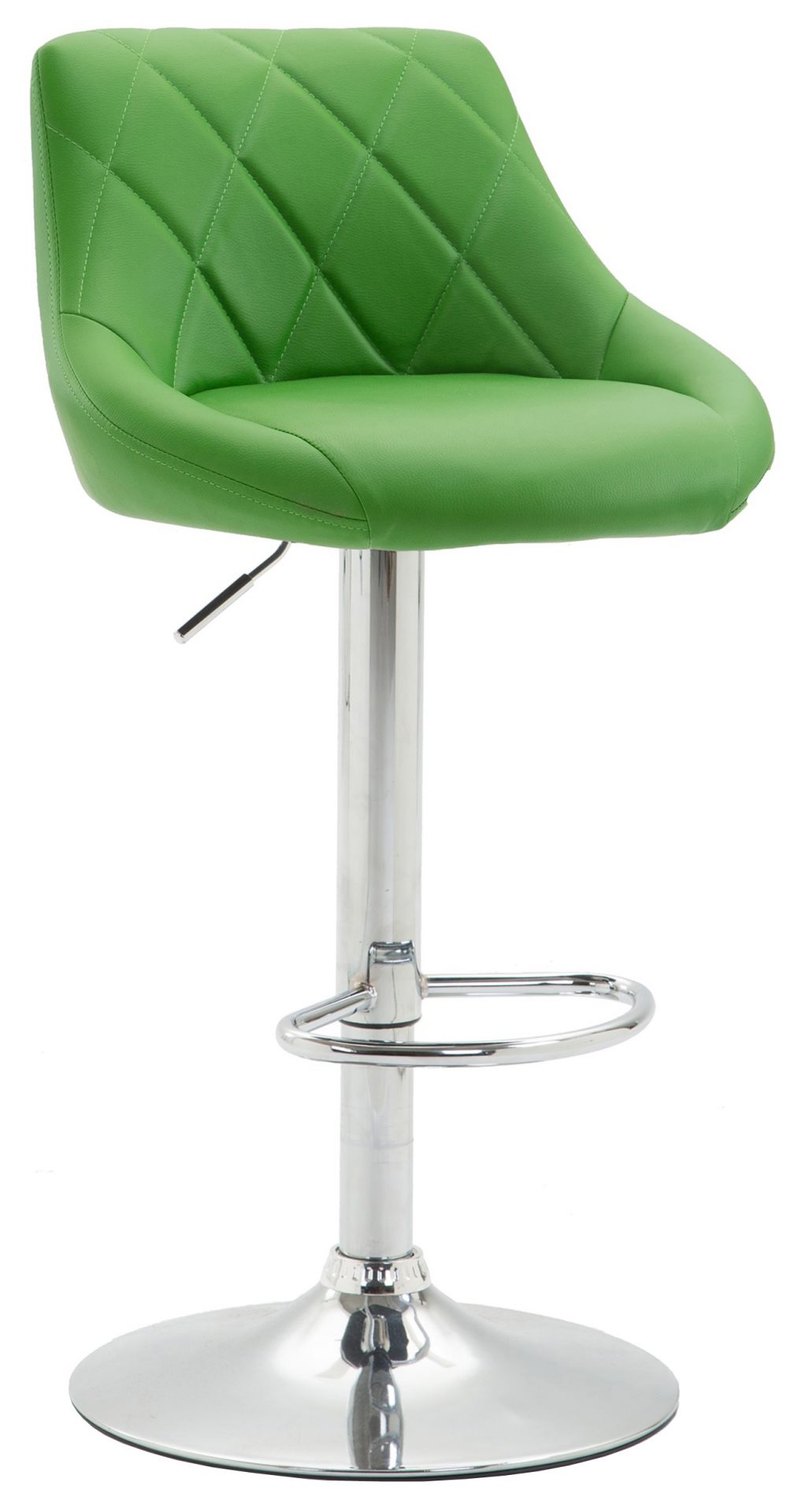 Barhocker Lazio Kunstleder chrom, grün
