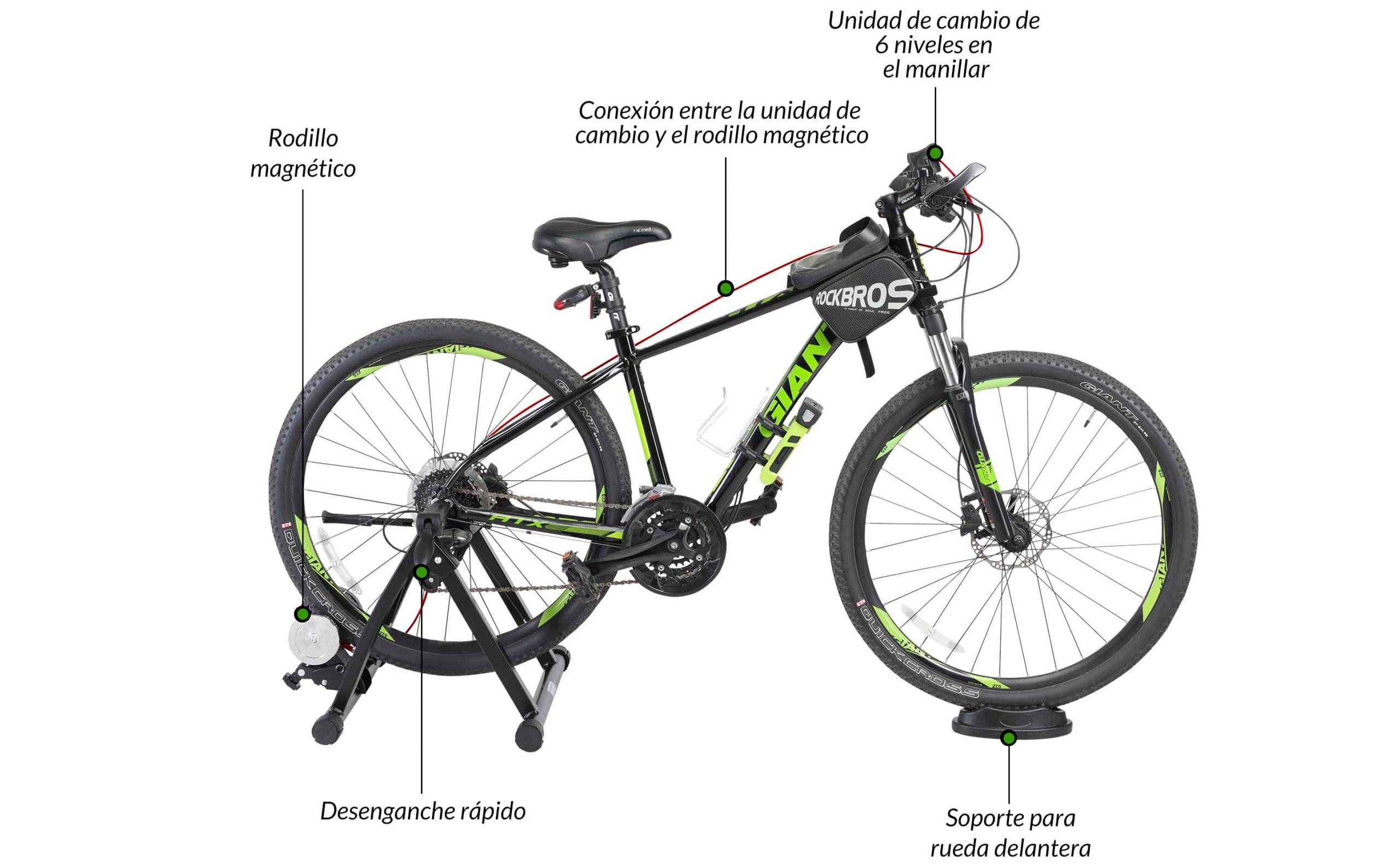 Rollentrainer Fahrrad bis 150kg Magnet