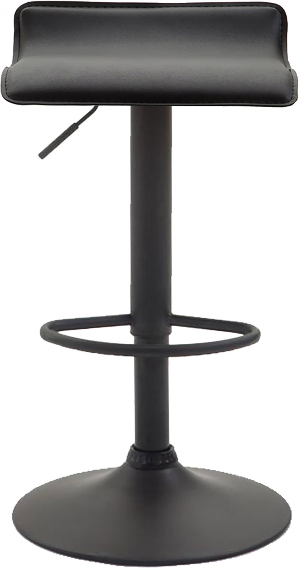 2er Set Barhocker Dyn V2 Kunstleder schwarz, schwarz