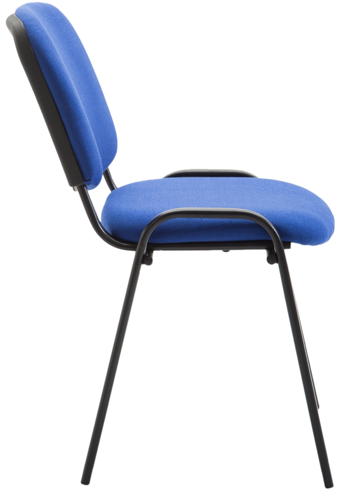 Besucherstuhl Ken V2 Stoff, blau
