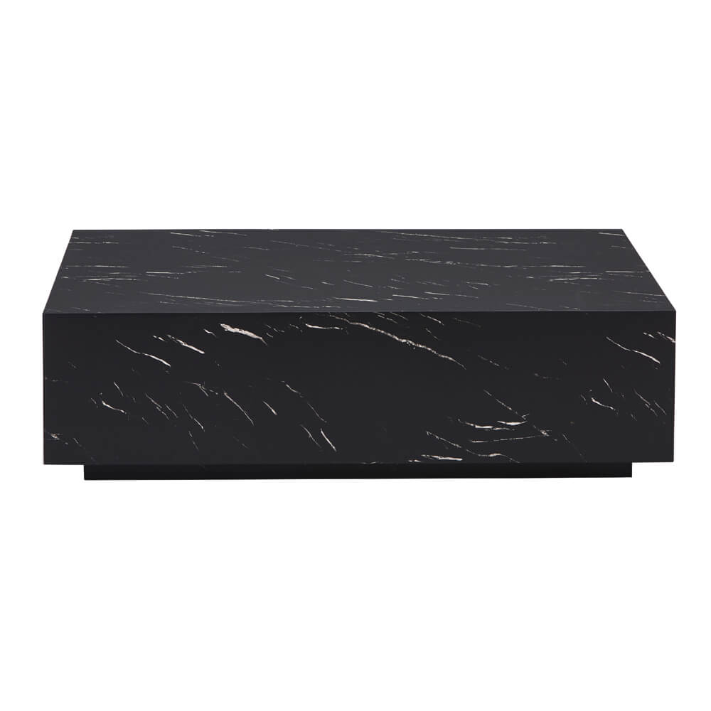 Couchtisch Marmor AMIRI XXL - 120 x 80 cm Schwarz