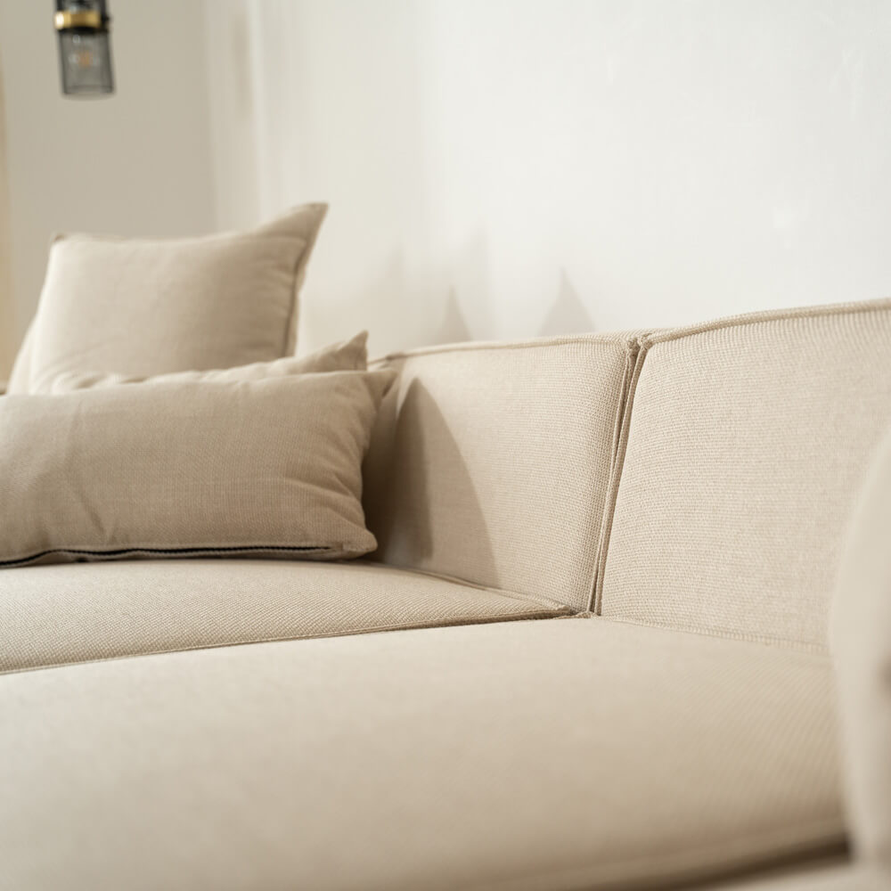 Modulares Sofa VERONA XL - 414 x 207 cm Beige