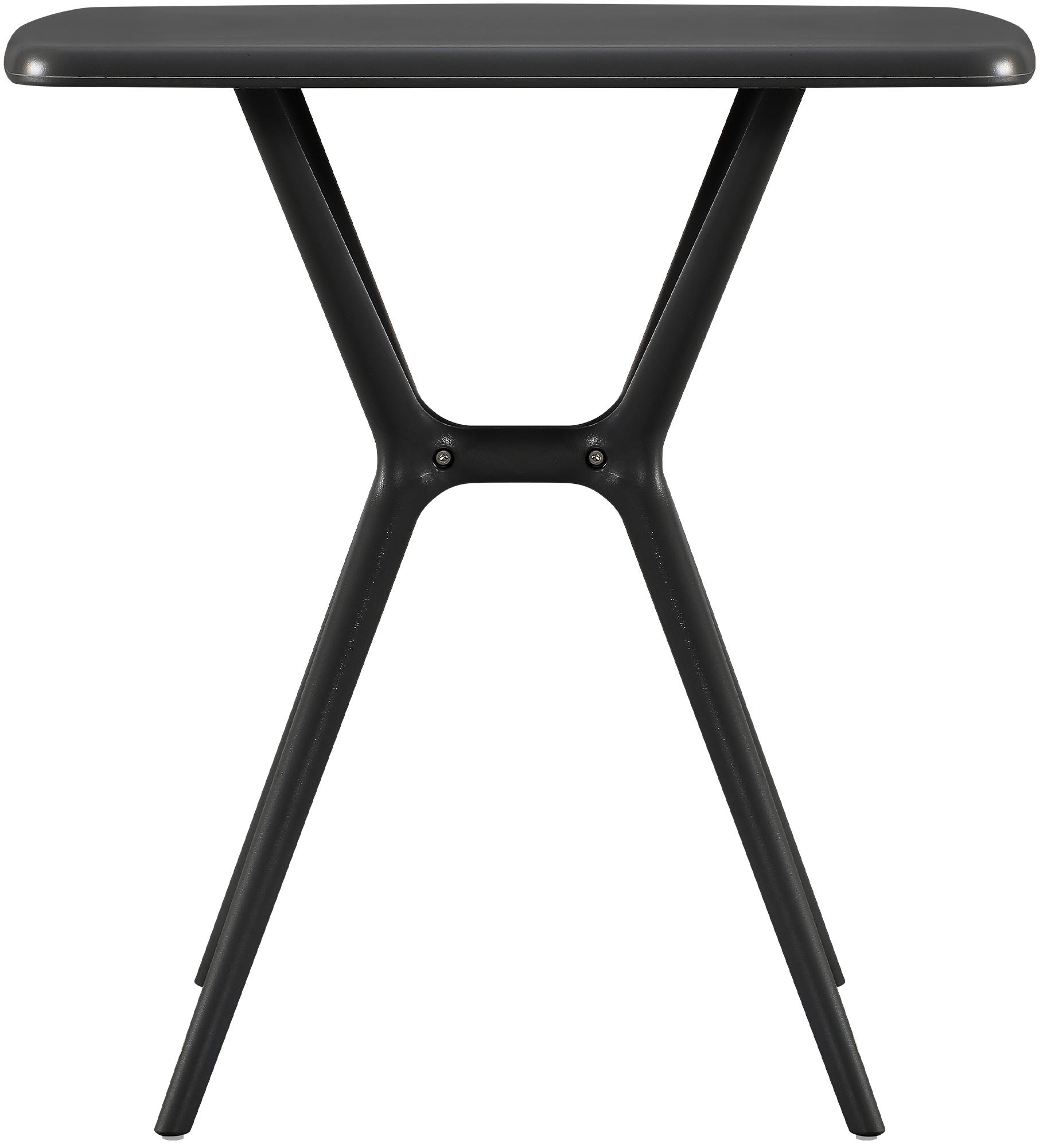 Tisch Becky eckig 72 x 72 cm, schwarz
