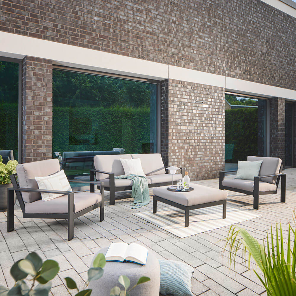 Gartenlounge Aluminium RIO L - Anthrazit