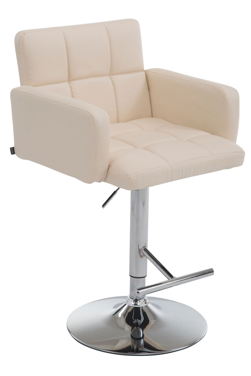 Barhocker Los Angeles Kunstleder C, creme