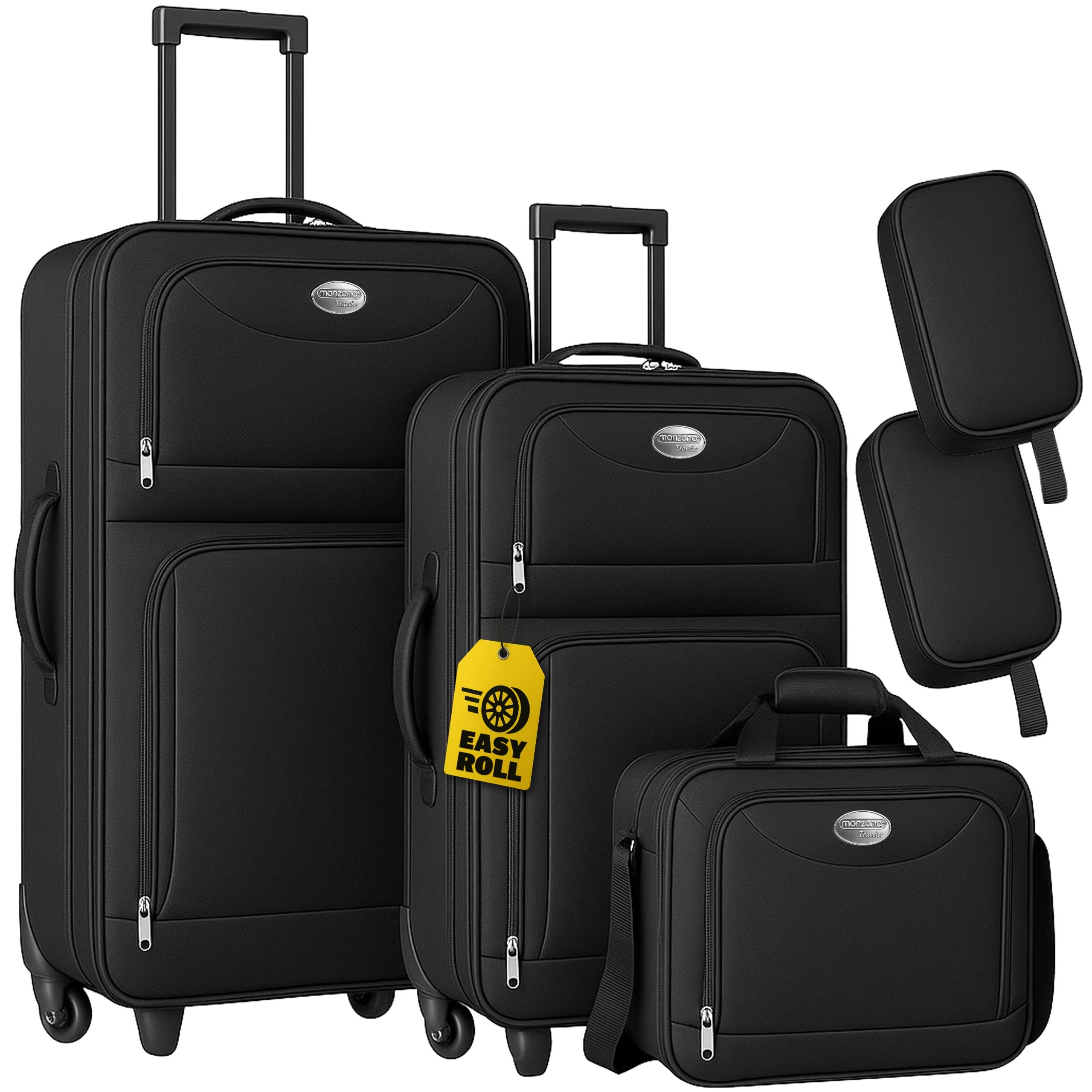 Koffer Set 5-tlg Schwarz
