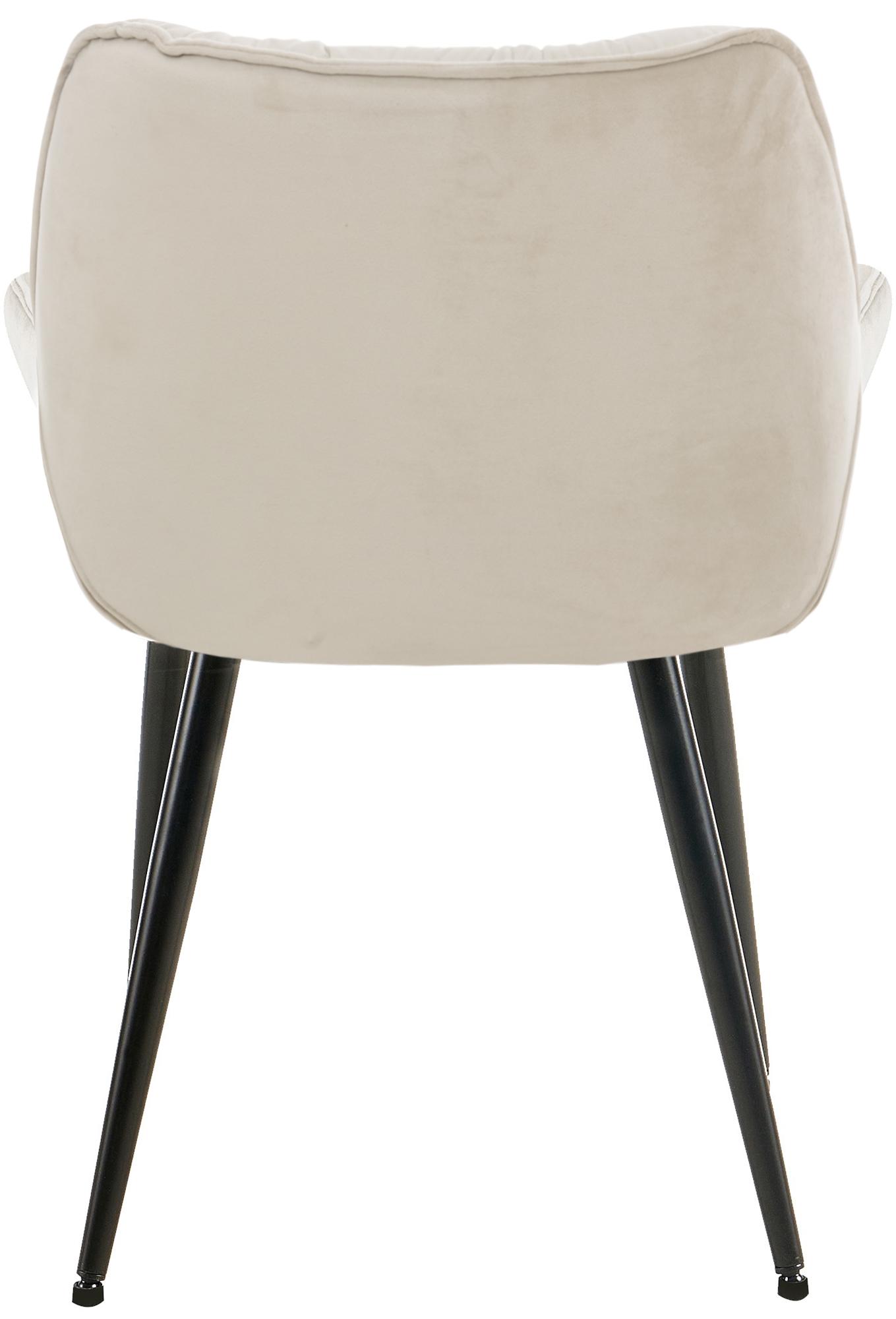 Stuhl Tanna Samt, creme