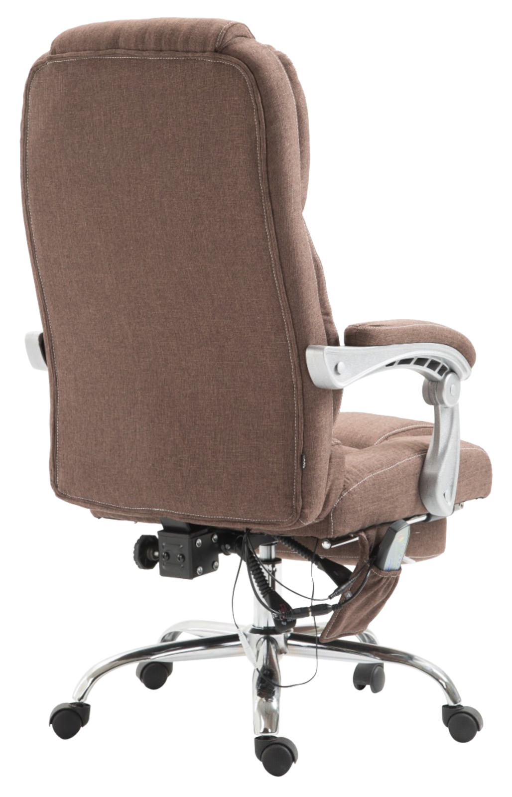 Bürostuhl Pacific Stoff mit Massagefunktion, braun