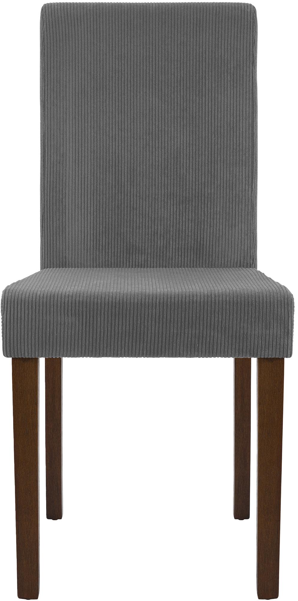 Esszimmerstuhl Ina Cord antik dunkel, grau
