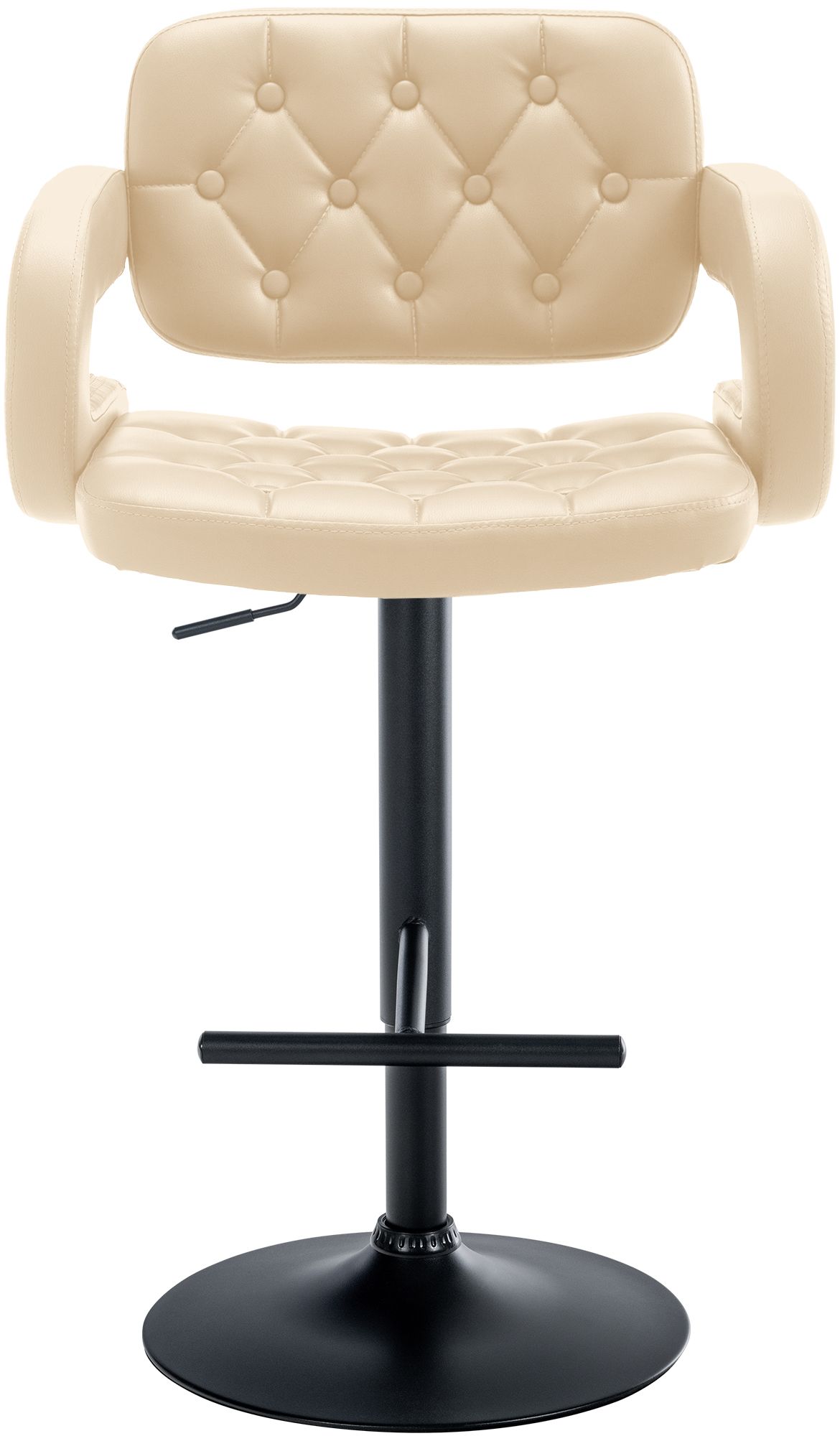 Barhocker Dublin schwarz, creme