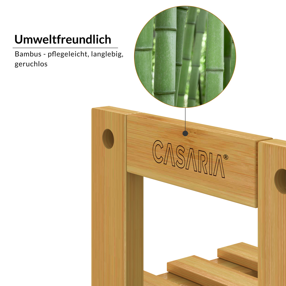 Wandregal Bambus 54x60x15cm