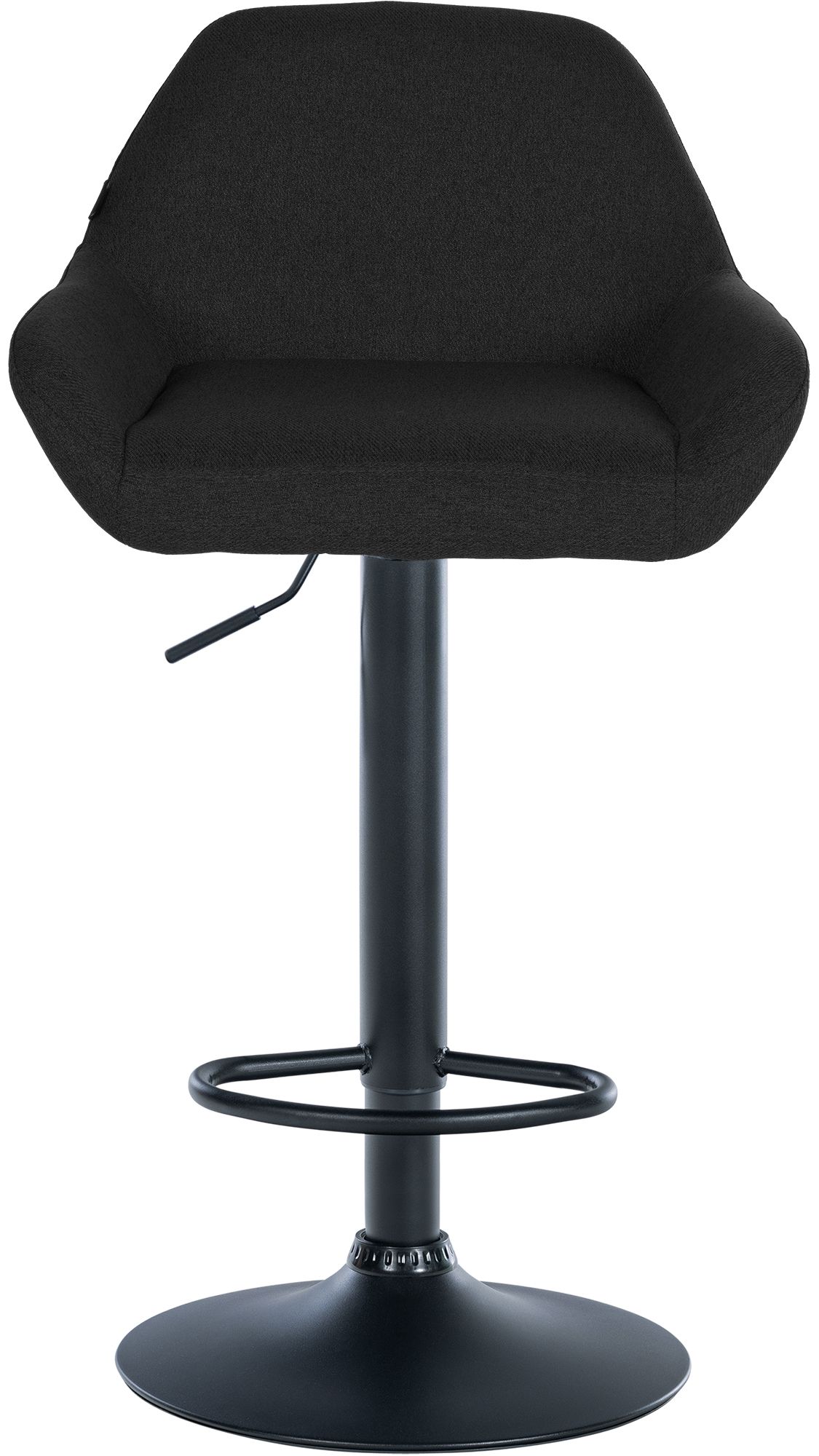 Barhocker Braga Stoff B, schwarz