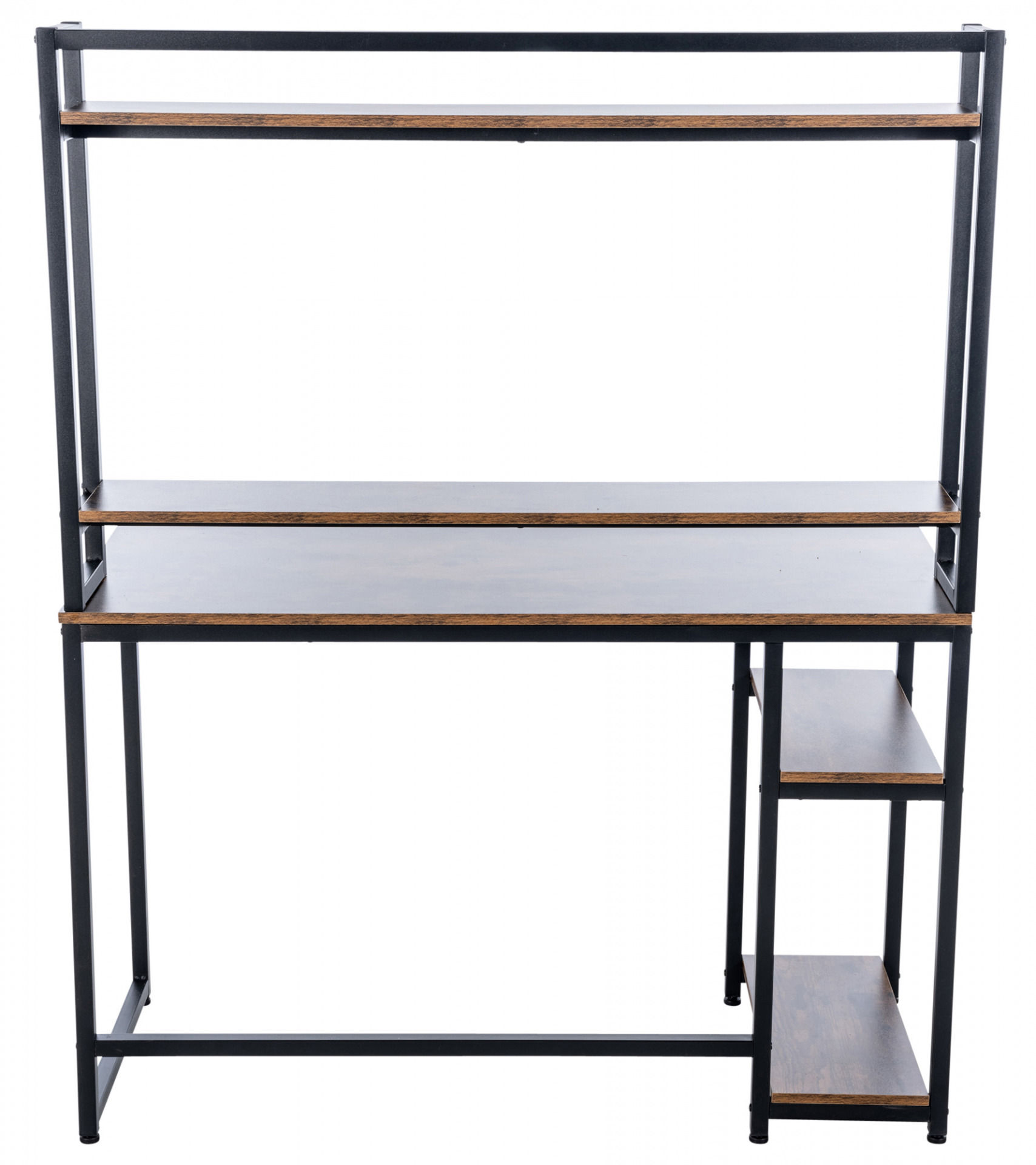 Schreibtisch Billings, schwarz/braun