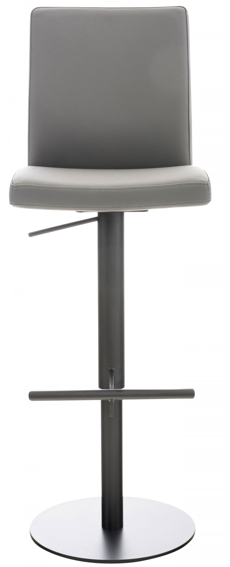 Barhocker Cadiz Kunstleder schwarz, grau