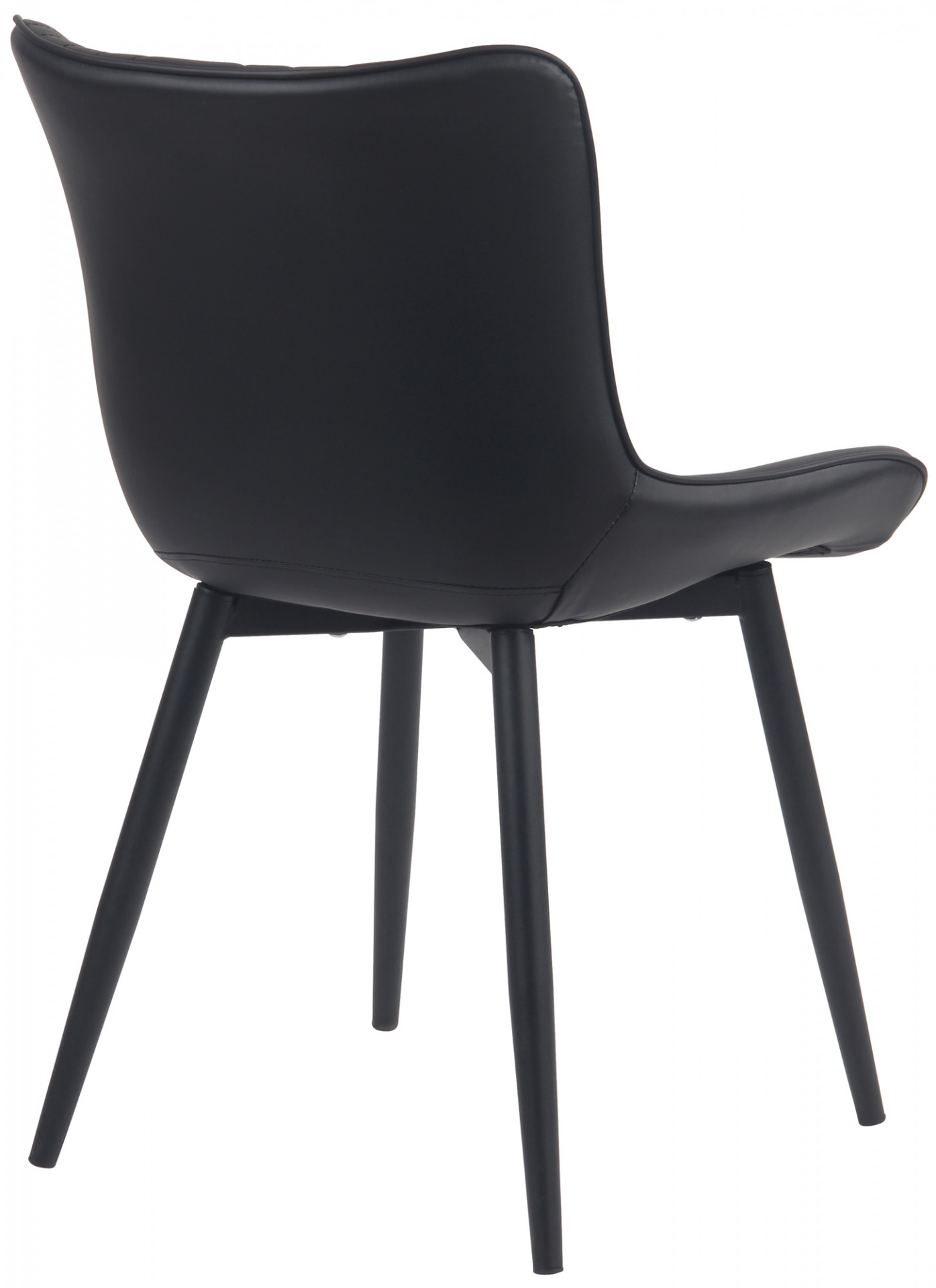 2er Set Stühle Brady Kunstleder, schwarz