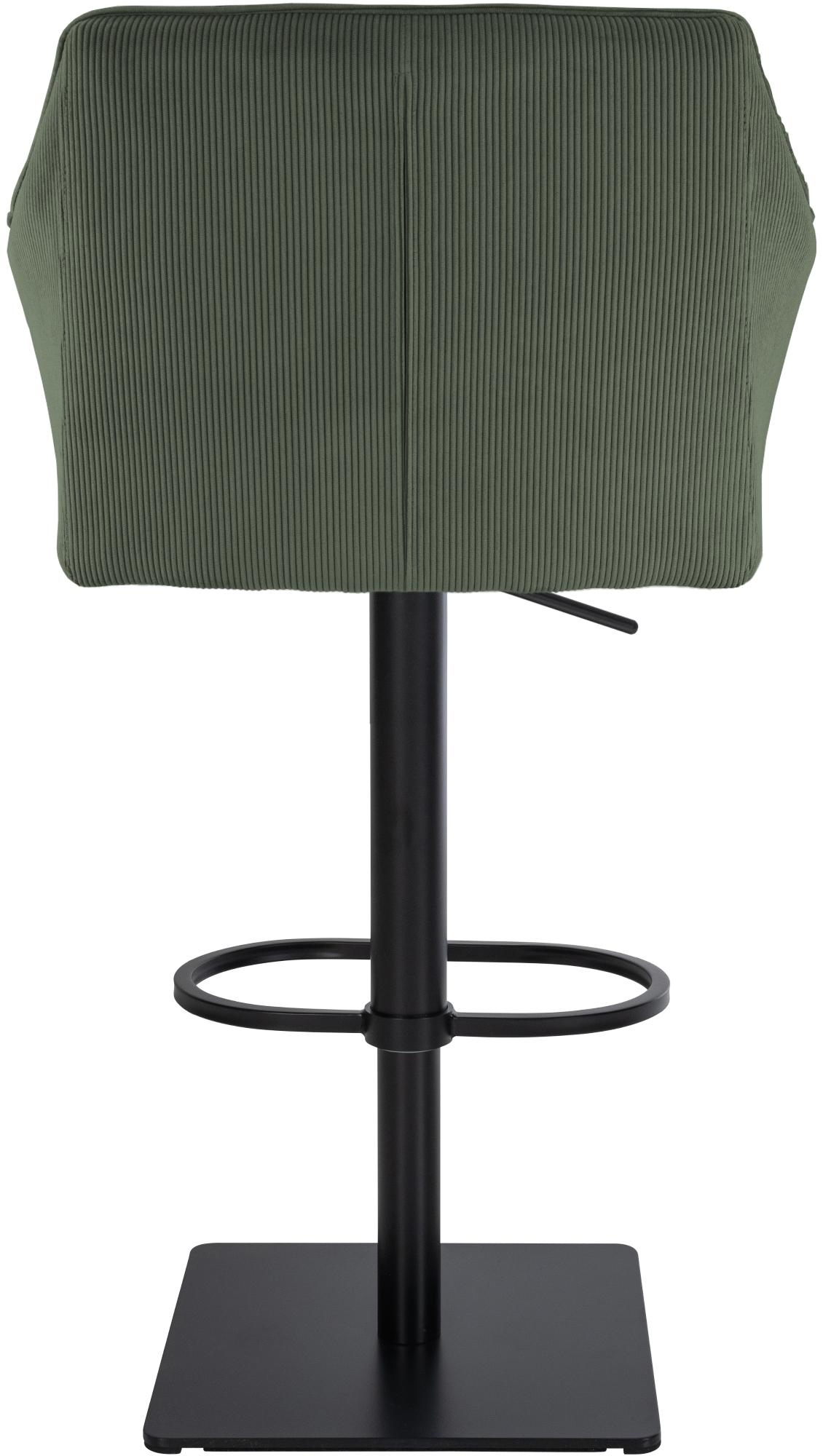 Barhocker Damaso B Cord, grün
