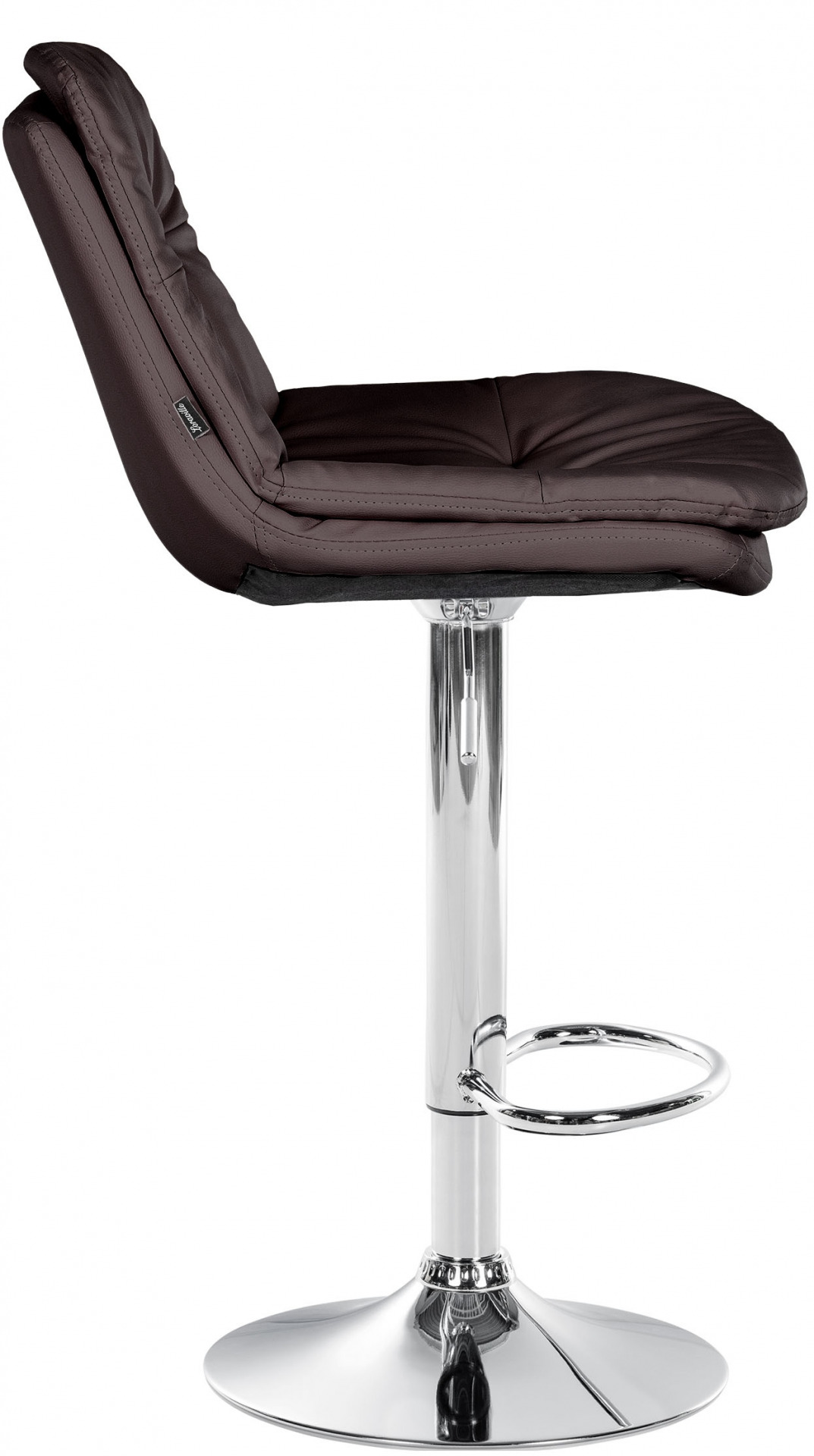 Barhocker Laurel Kunstleder chrom, braun