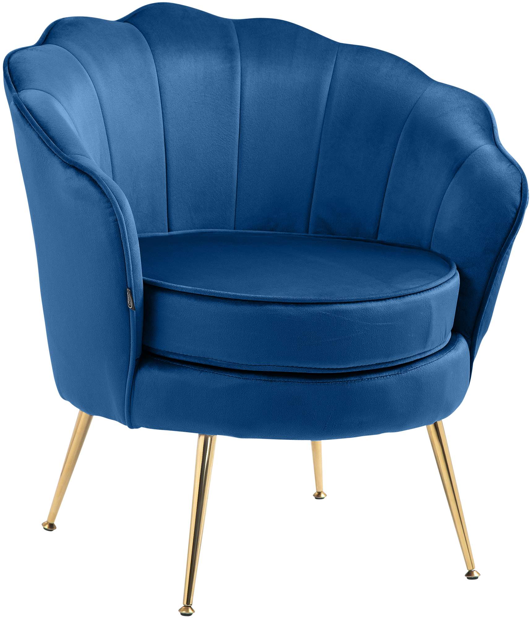 Stuhl Rosita Samt, blau