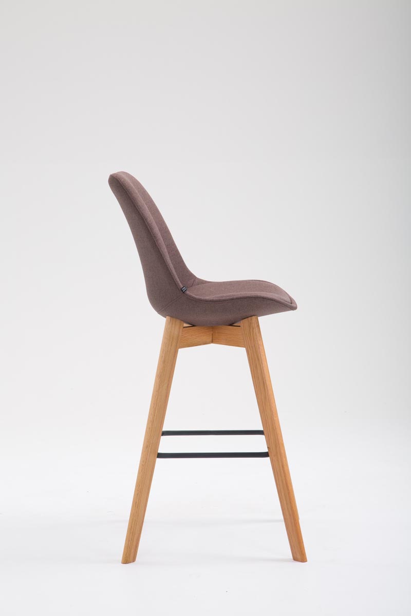 Barhocker Metz Stoff Natura, braun