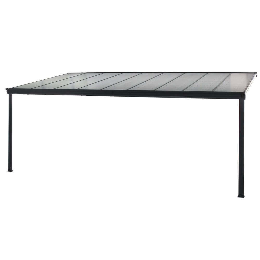 Terrassenüberdachung SOLIS - 312 / 320 x 300 / 303 x 278 / 226 cm Grau