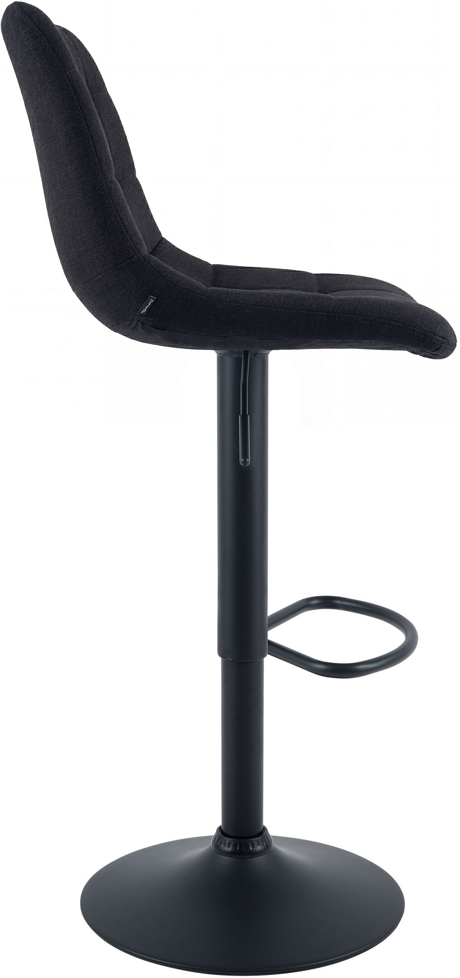 2er Set Barhocker Mapun Stoff, schwarz