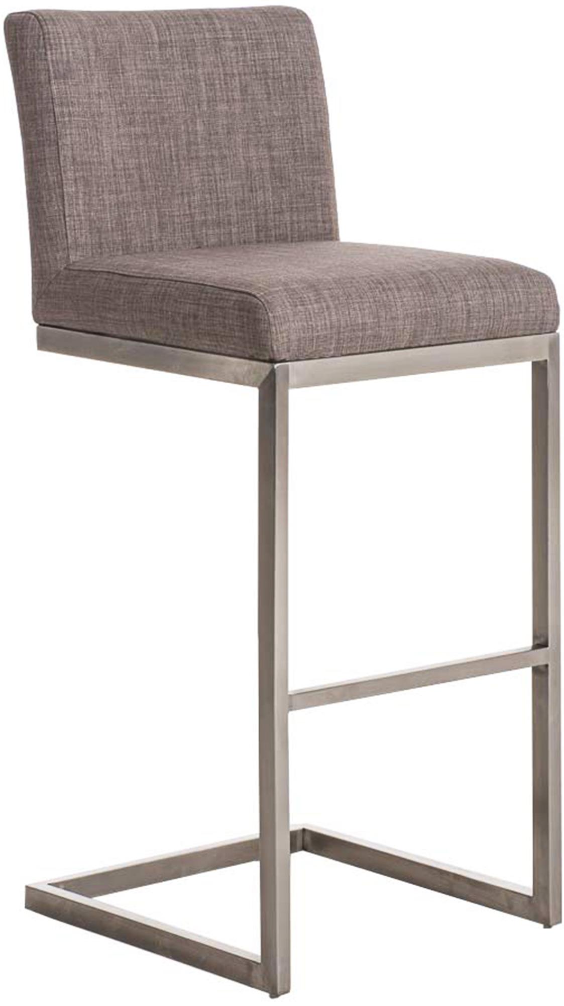 Barhocker Paros Stoff, grau