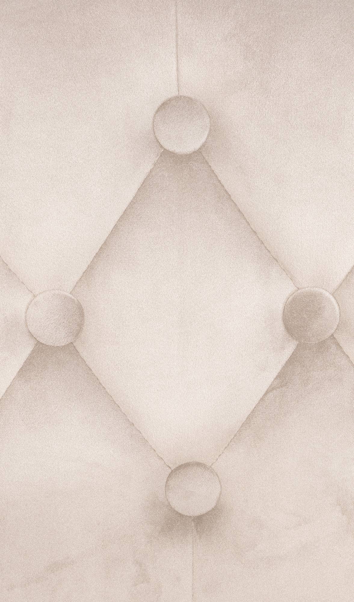 Barhocker Dublin Samt schwarz, creme