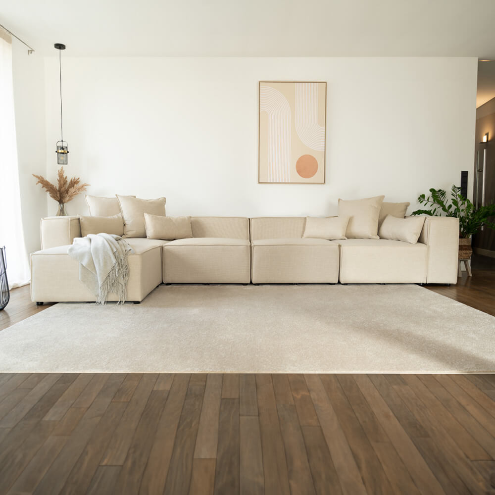 Modulares Sofa VERONA XL - 414 x 207 cm Beige