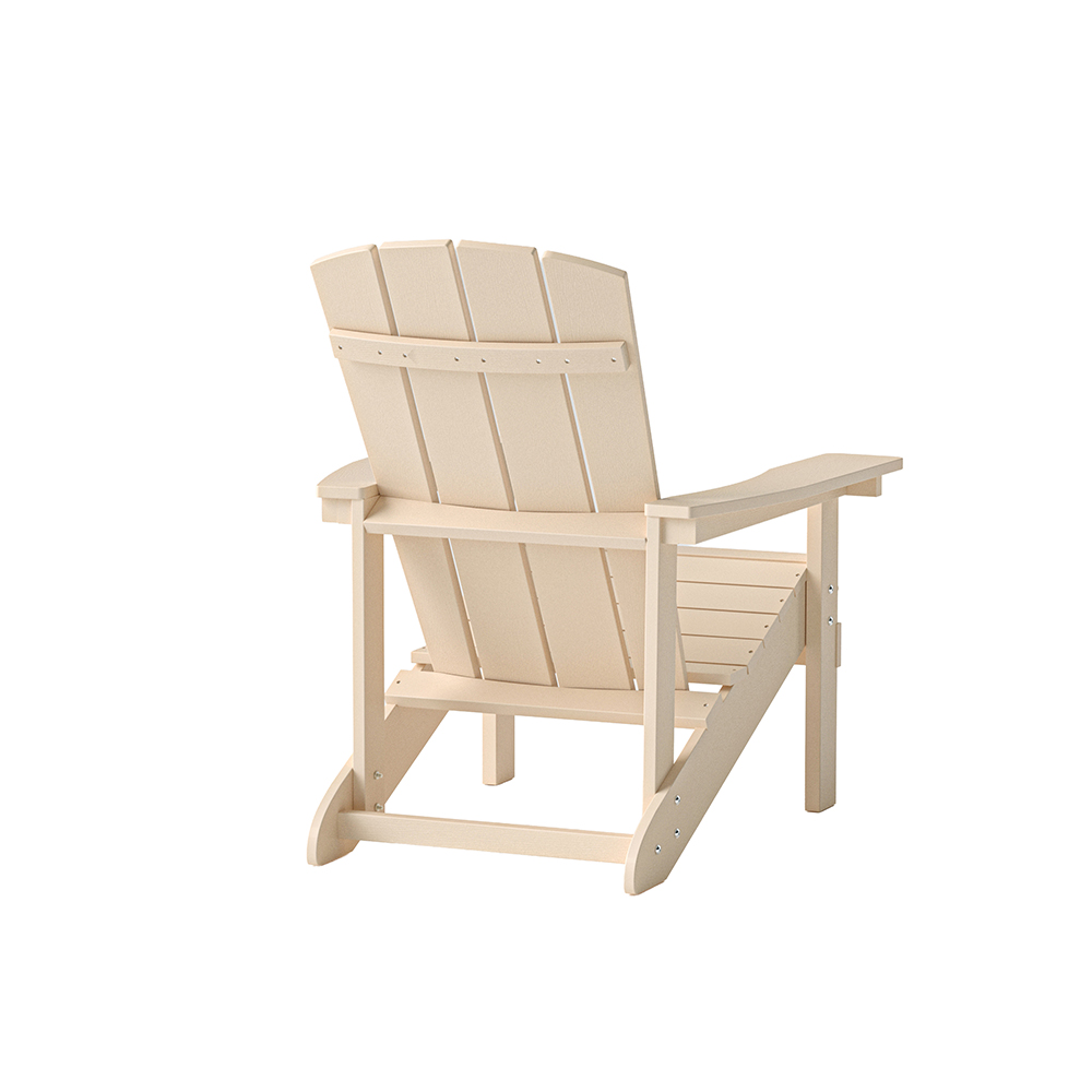 Gartenstuhl FAREA inkl. Hocker – Creme-Weiß