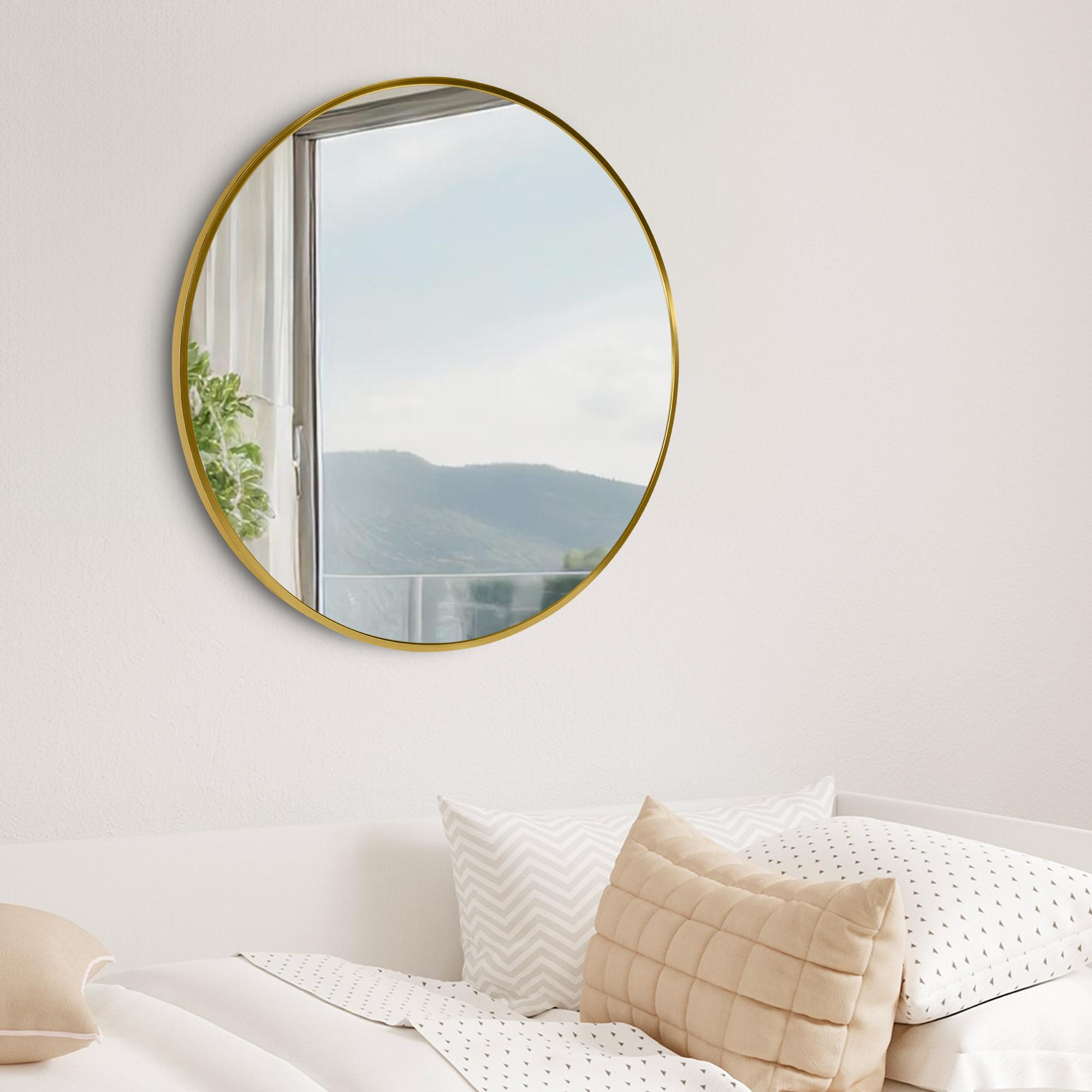 Wandspiegel Elsie L, gold glanz