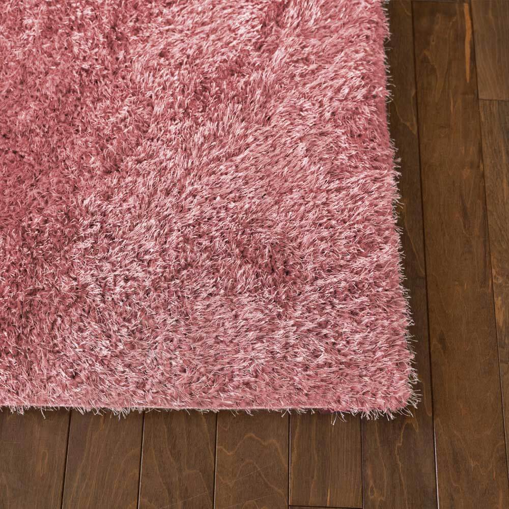 Hochflor Teppich SOFI - 110 x 60 cm Altrosa
