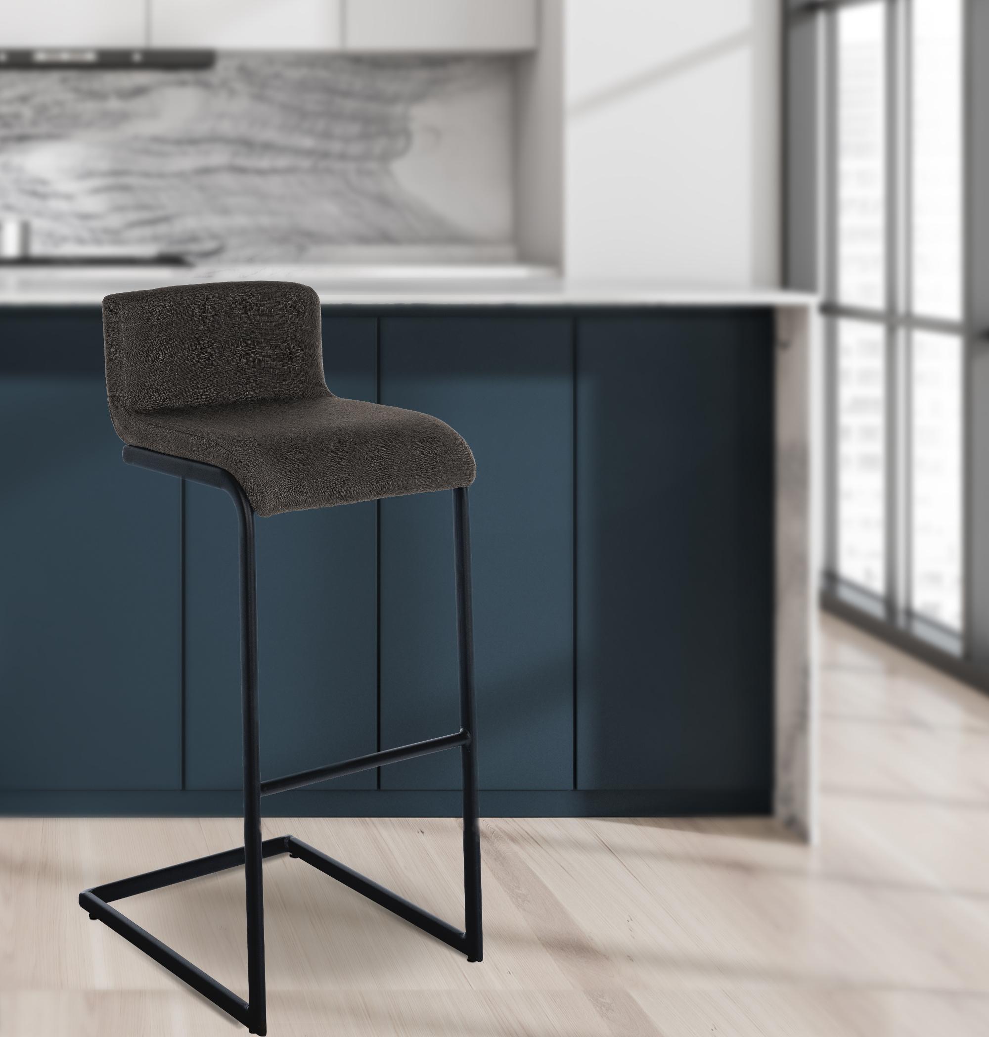 Barhocker Newport Stoff B, dunkelgrau