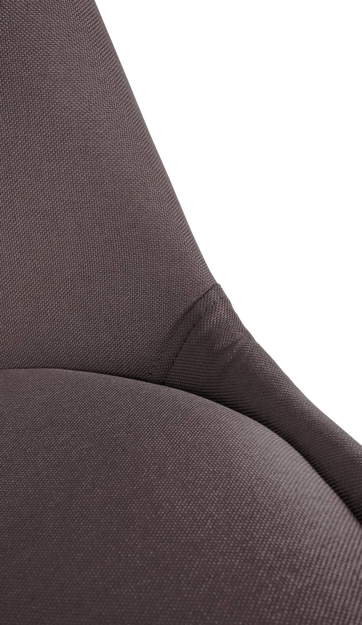Stuhl Sofia Stoff Rund, taupe