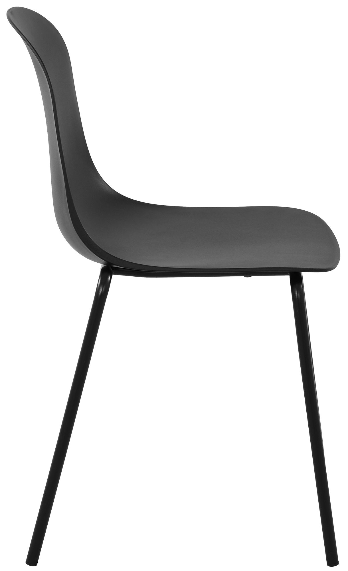 2er Set Stuhl Hardin, schwarz