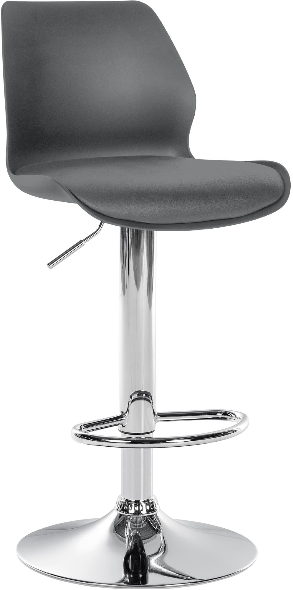 Barhocker Gilbert Kunststoff, grau