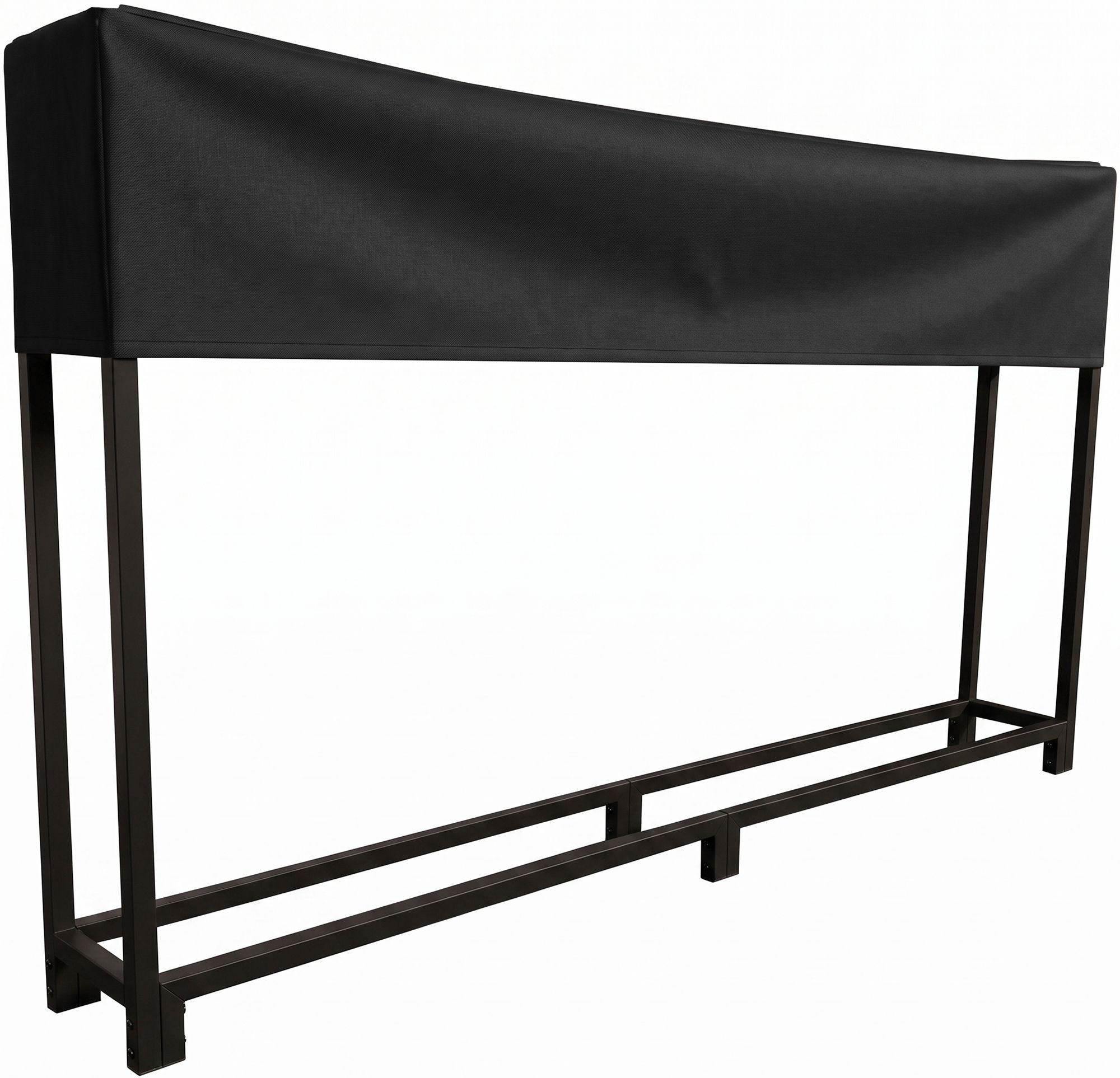 Kaminholzständer Meriden, schwarz