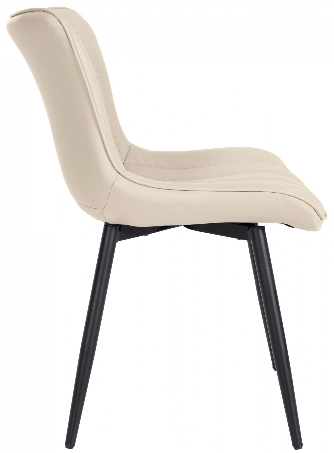 Stuhl Largo Kunstleder, creme